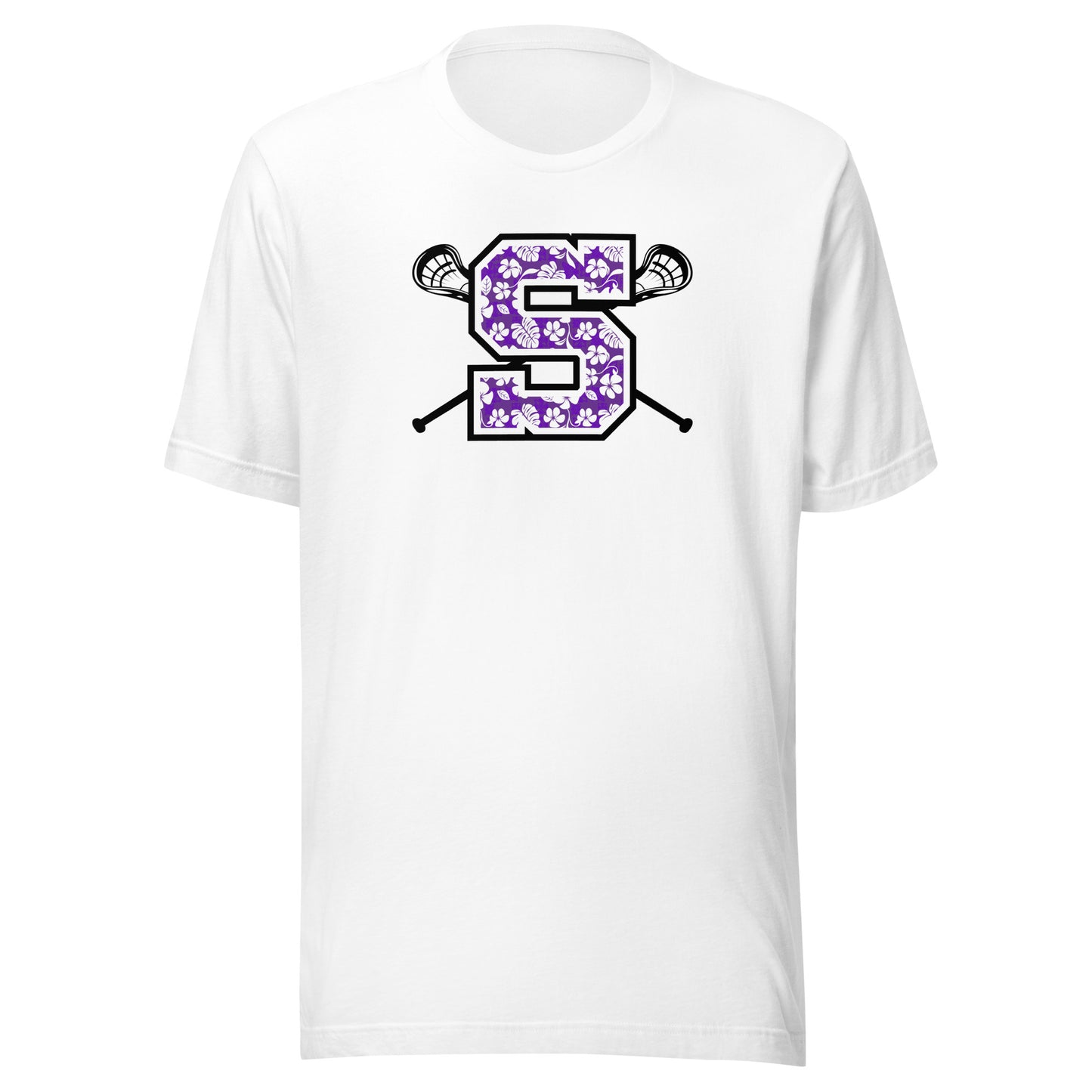 Adult Sunset Lacrosse Bella + Canvas T-shirt