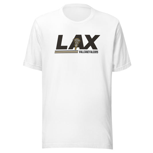 Adult Vallivue Lacrosse Bella + Canvas T-shirt