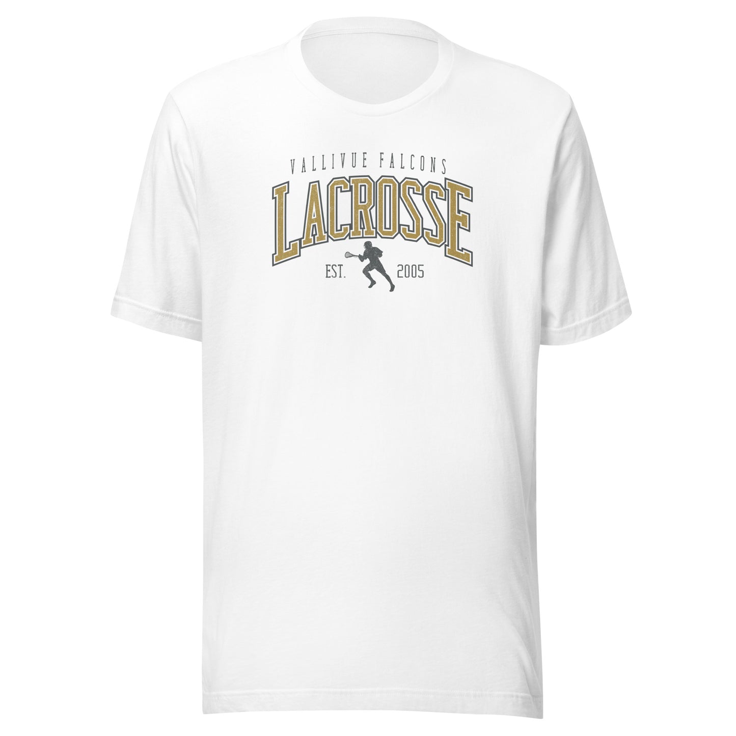 Adult Vallivue Lacrosse Bella + Canvas T-shirt