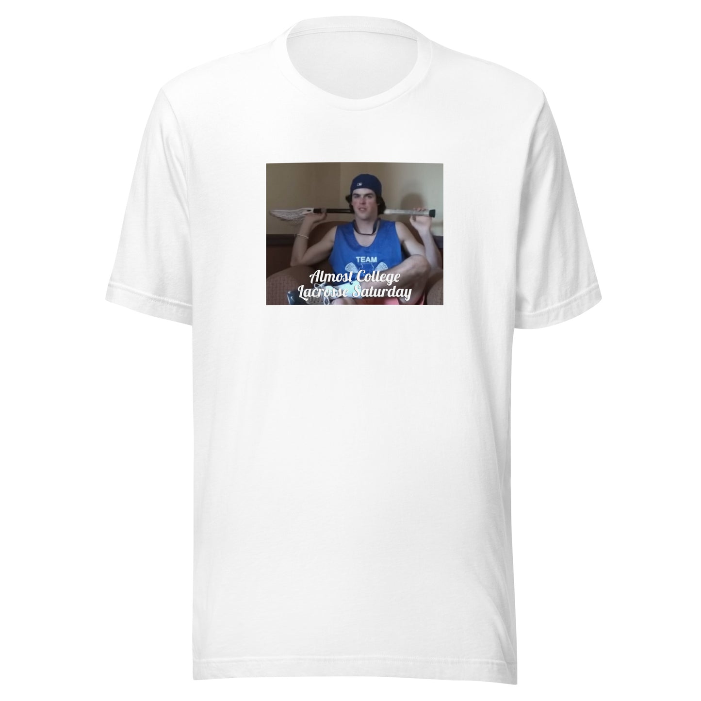 Adult No Context Lacrosse B+C T-shirt