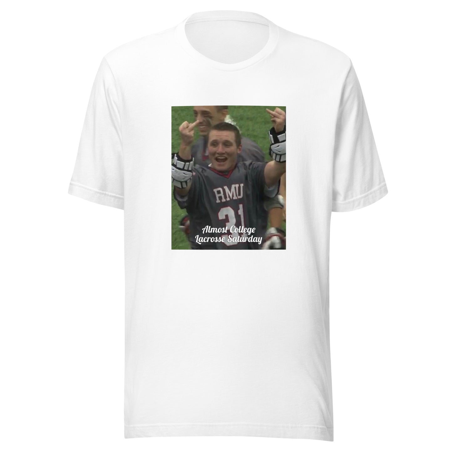 Adult No Context Lacrosse B+C T-shirt