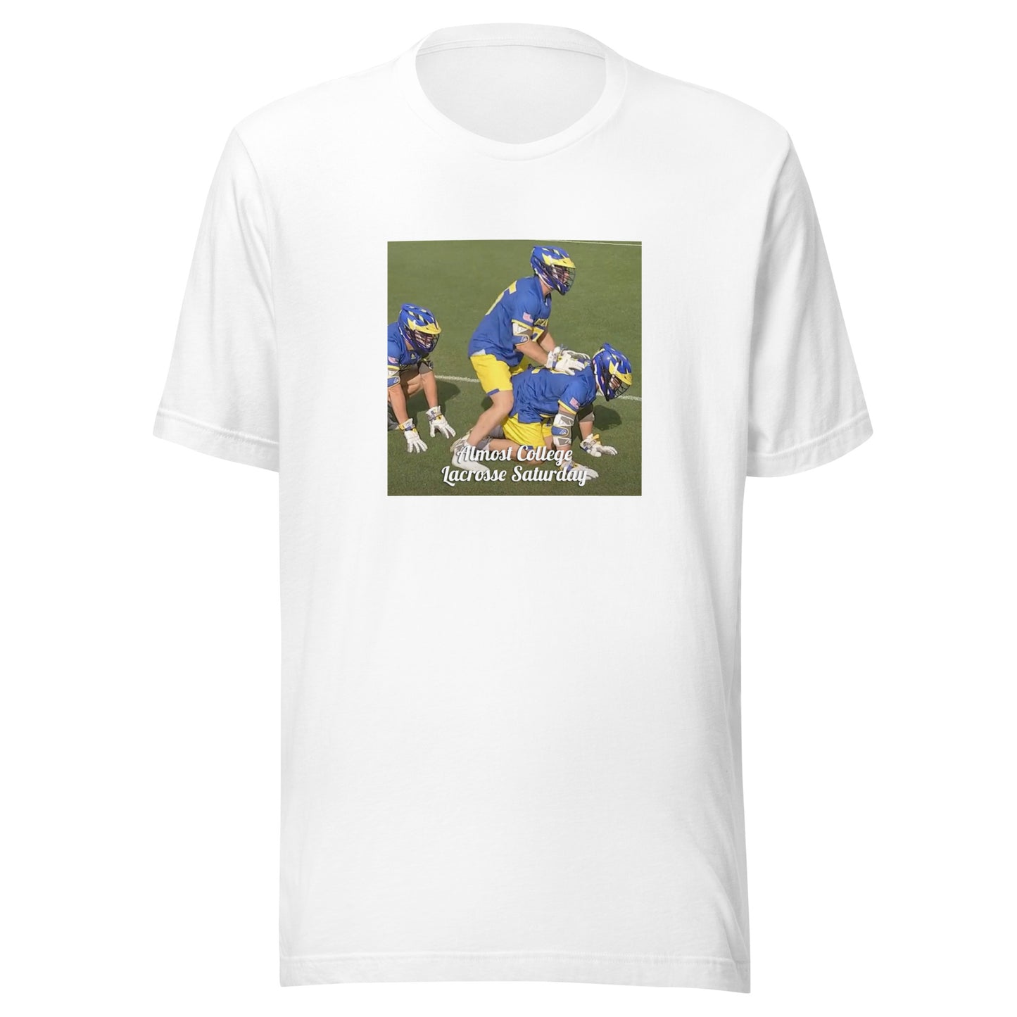 Adult No Context Lacrosse B+C T-shirt