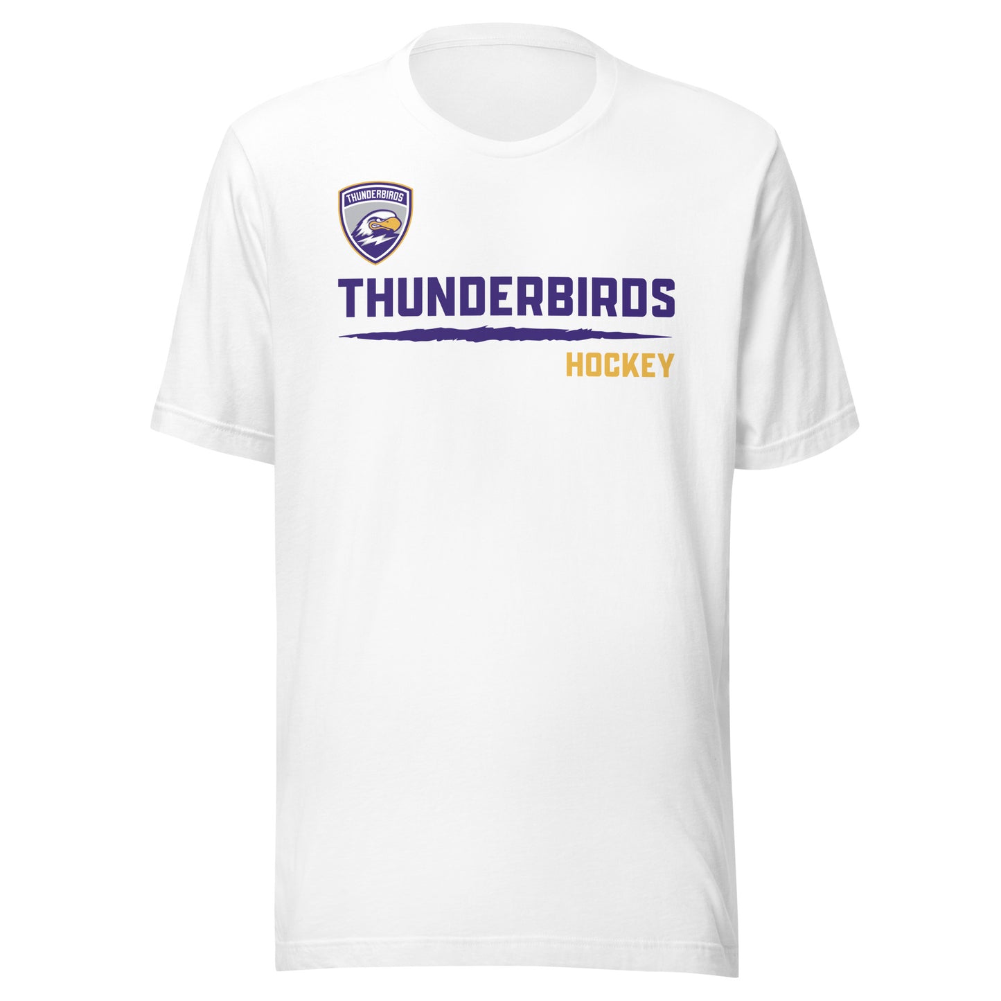 Adult Thunderbirds Hockey Bella + Canvas T-shirt