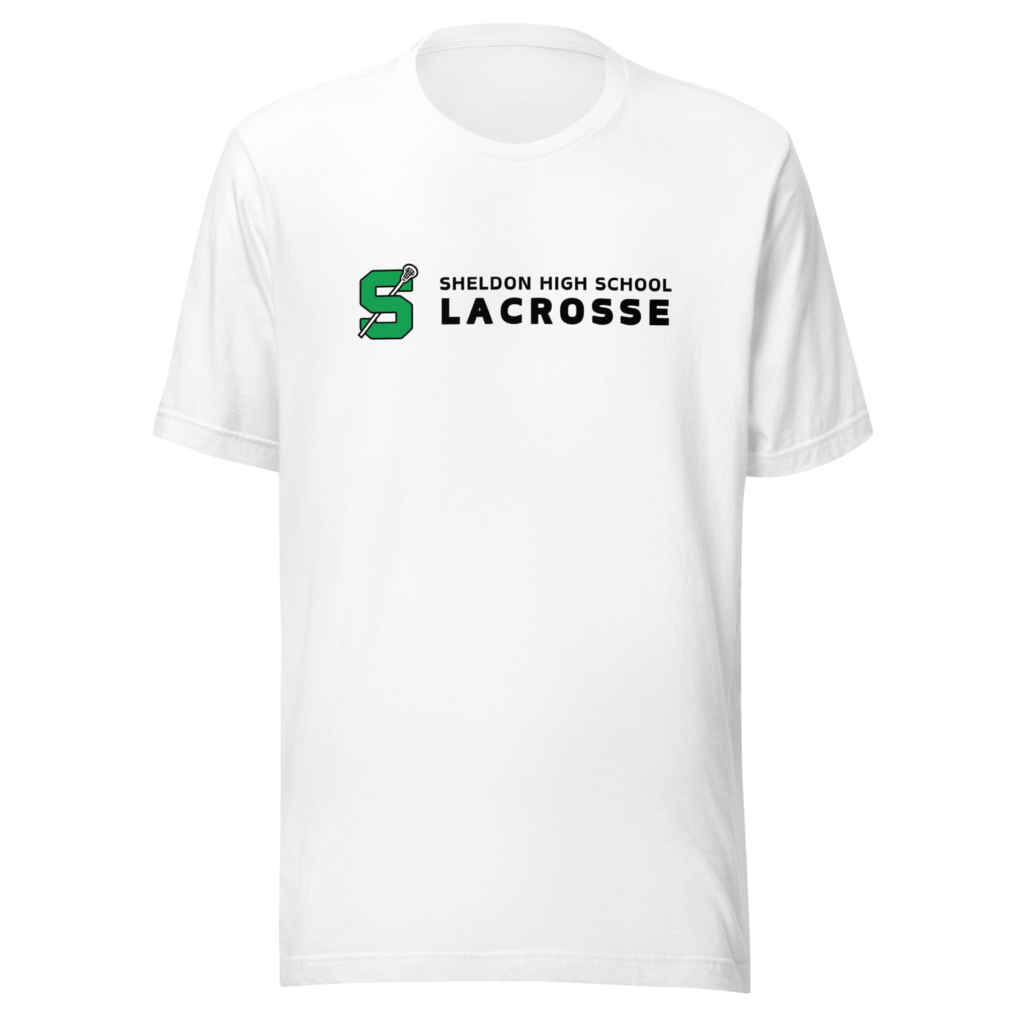 Adult Sheldon Boys and Girls Lacrosse Bella + Canvas T-shirt