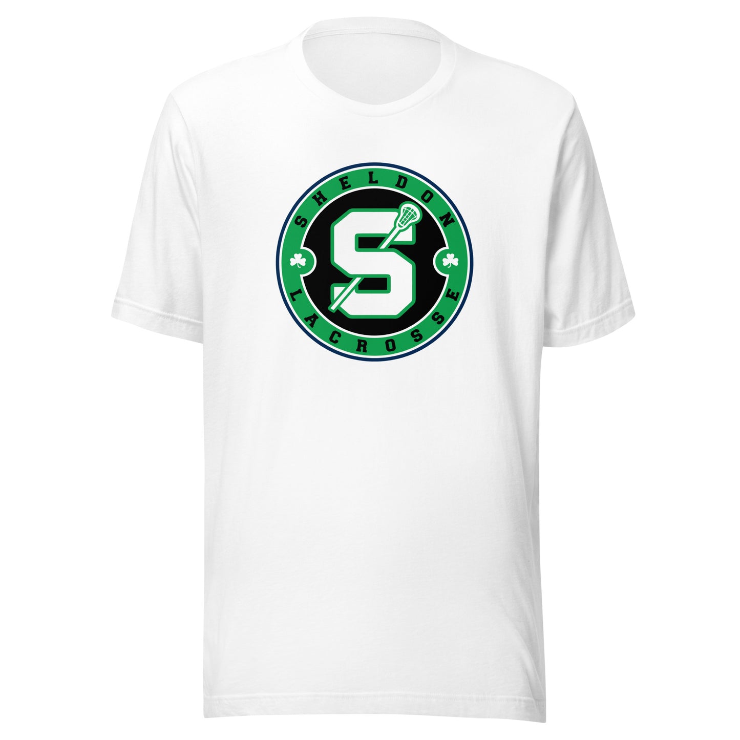 Adult Sheldon Boys and Girls Lacrosse Bella + Canvas T-shirt