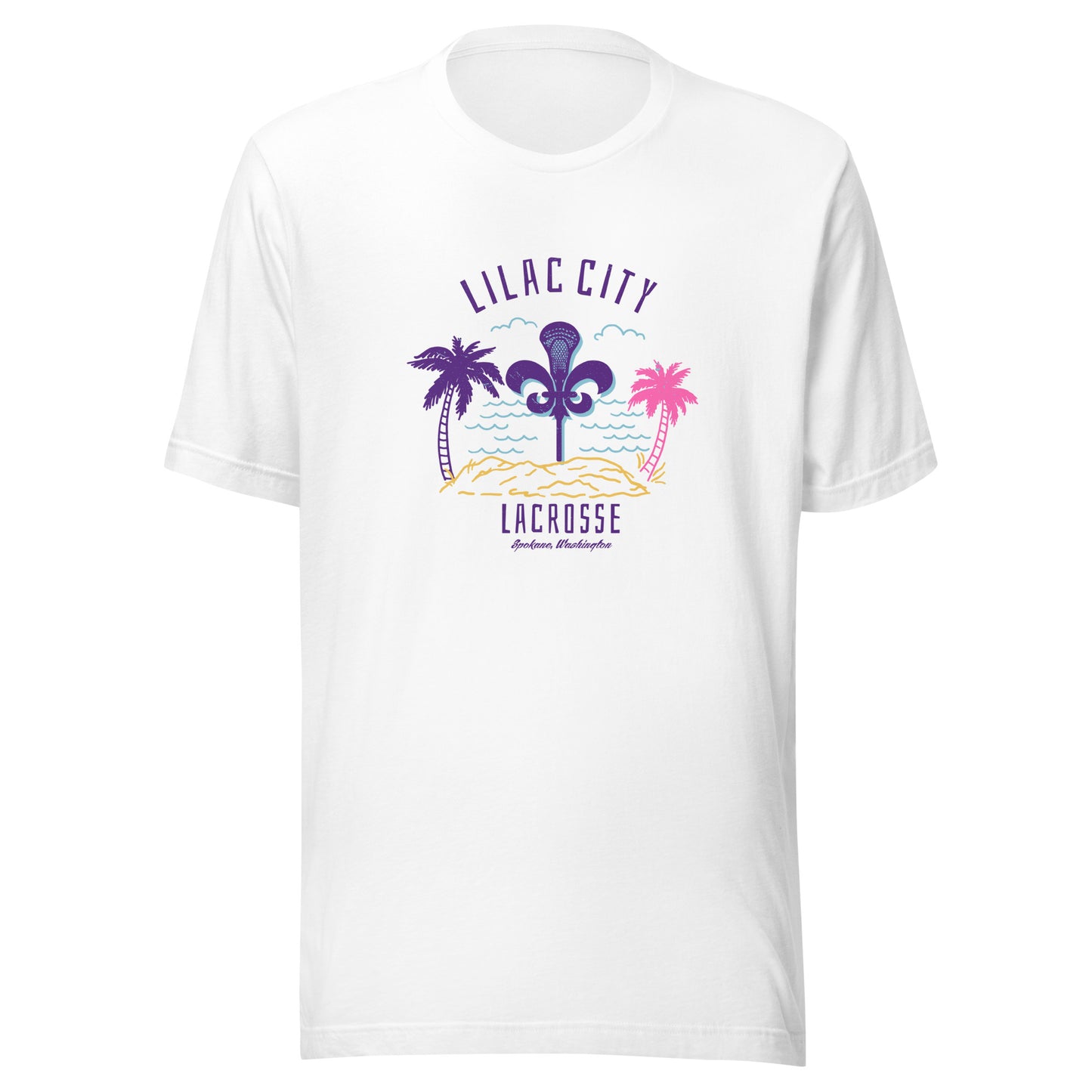 Adult Lilac City Lacrosse Bella + Canvas T-Shirt