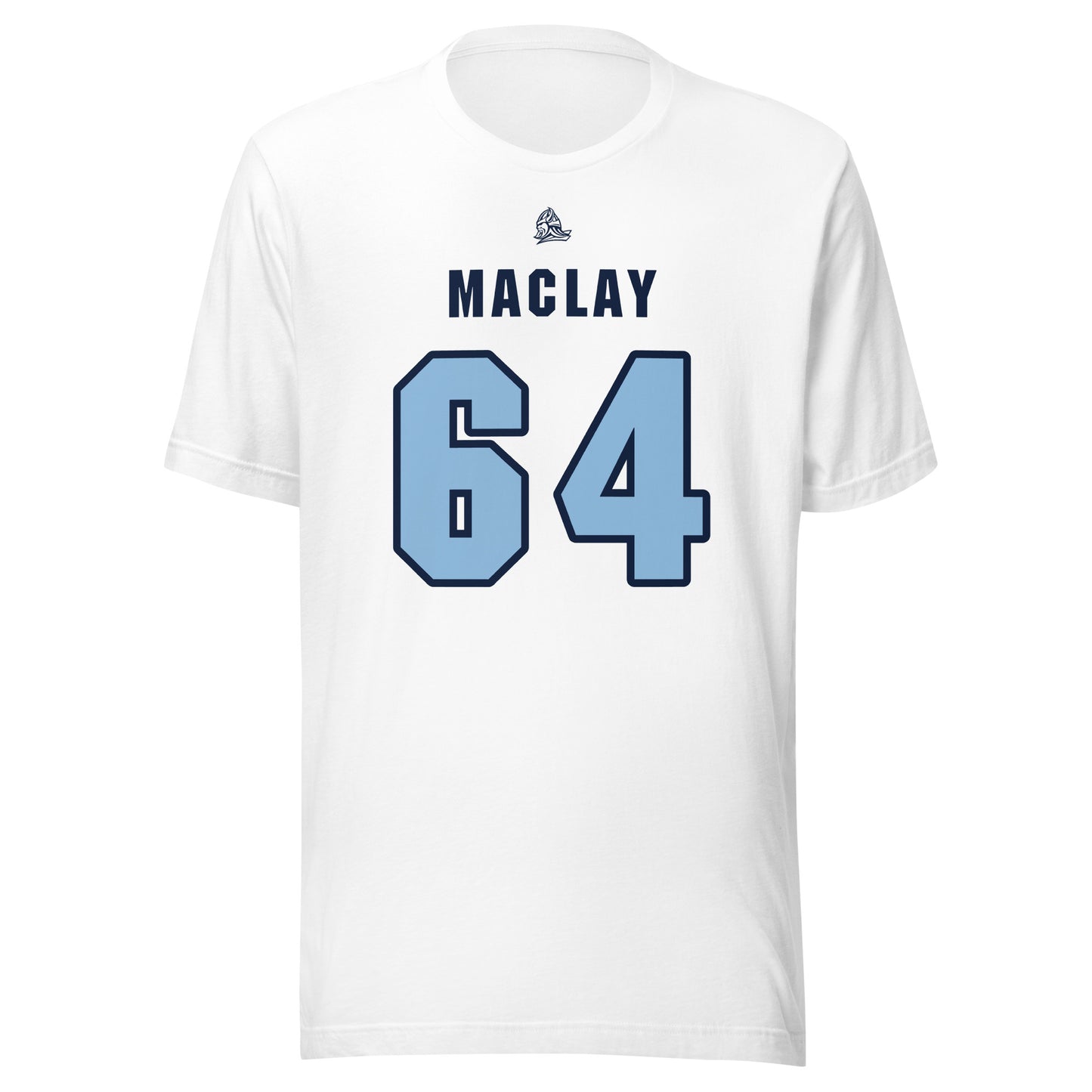 Adult Maclay Football Bella + Canvas T-shirt | Personalized