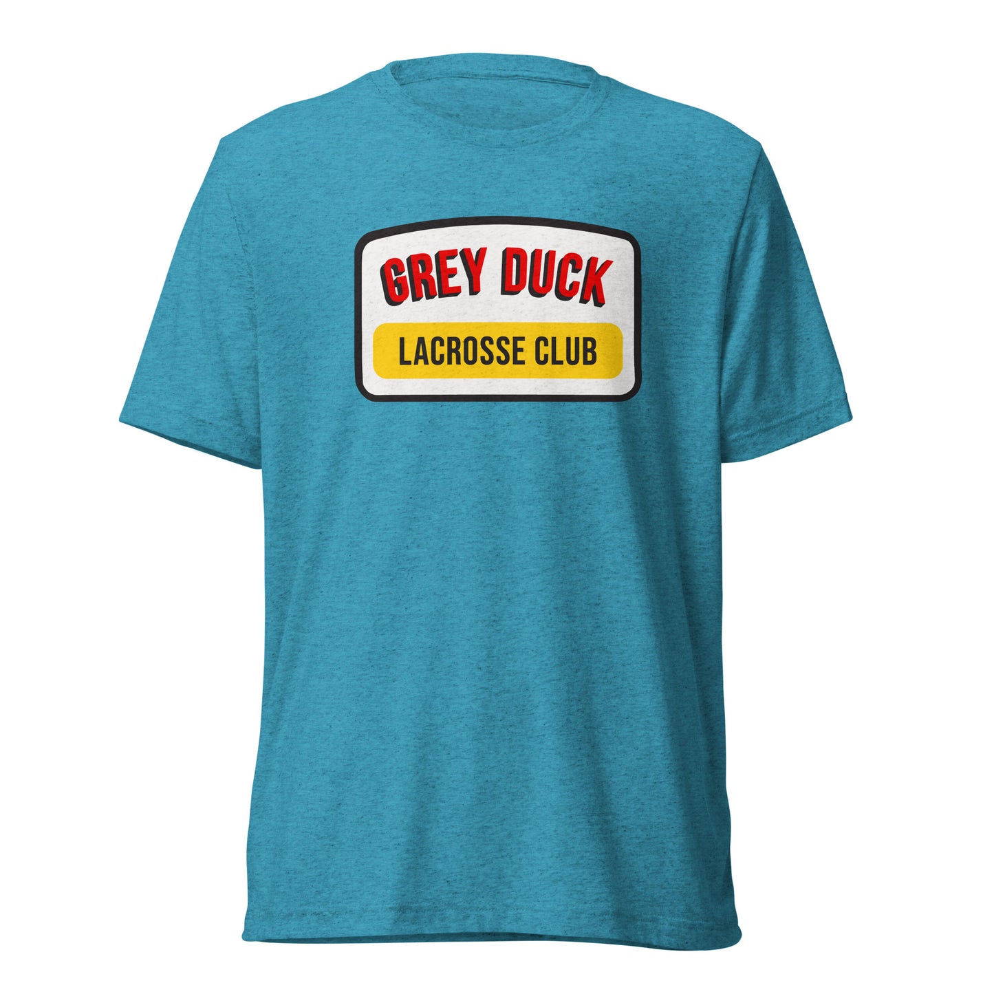 Adult Grey Duck Lacrosse Bella + Canvas Tri-Blend T-shirt
