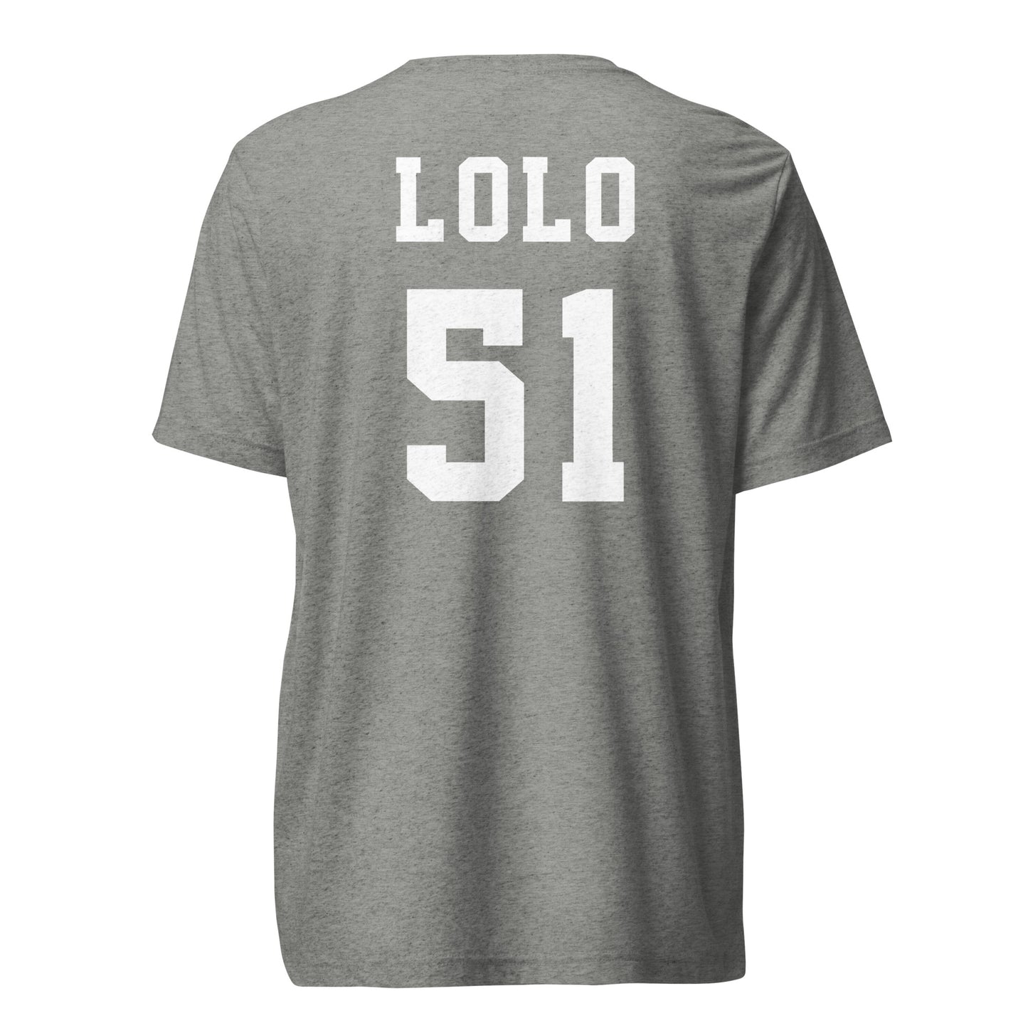 Adult Hopkins Lacrosse Bella + Canvas Tri-Blend T-shirt - LOLO 51