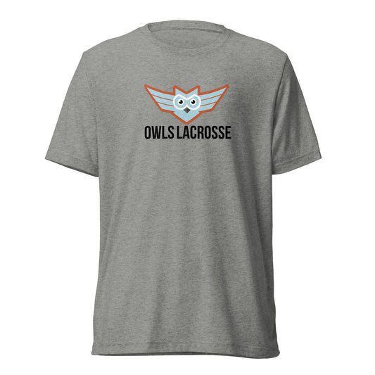 Adult OWLS Lacrosse Bella + Canvas Tri-blend Tee