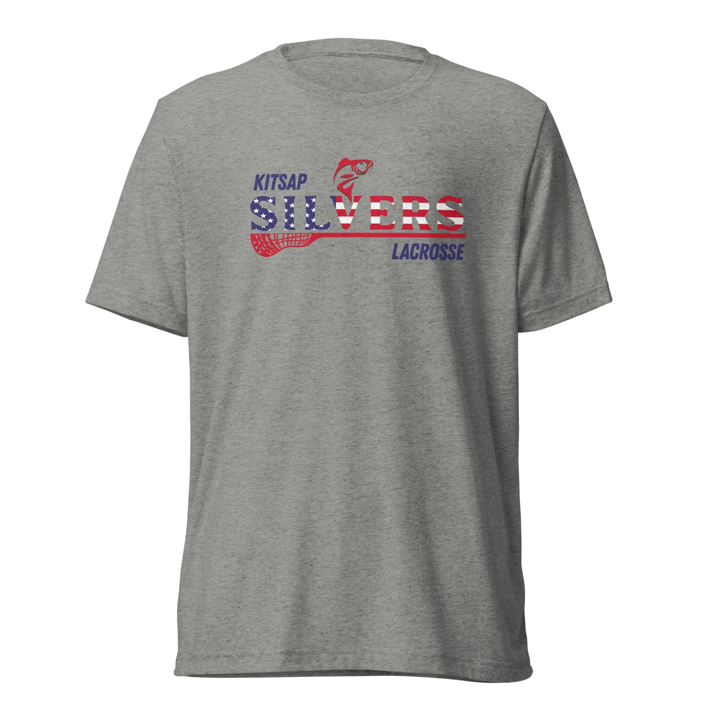 Adult Kitsap Lacrosse USA Bella + Canvas Tri-Blend T-Shirt