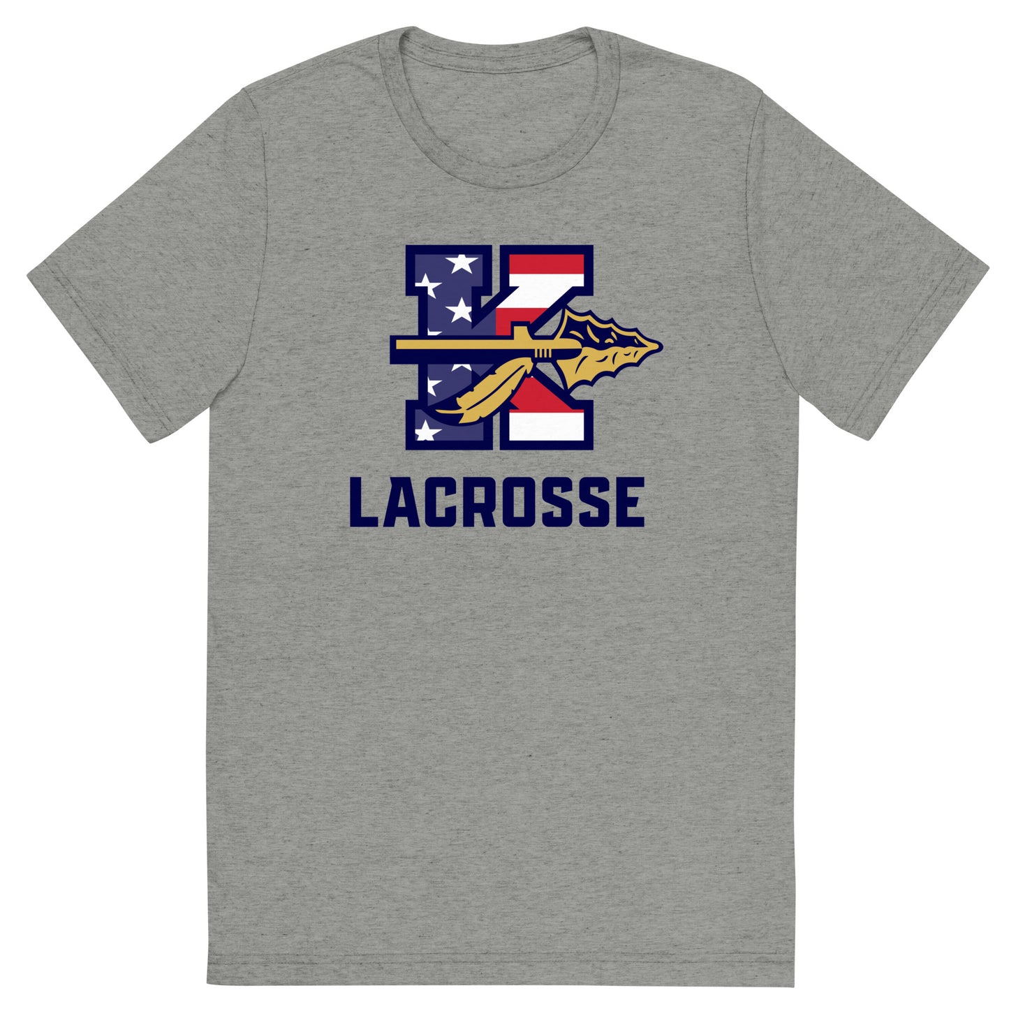 Adult Keller Lacrosse USA Bella + Canvas Tri-Blend T-Shirt