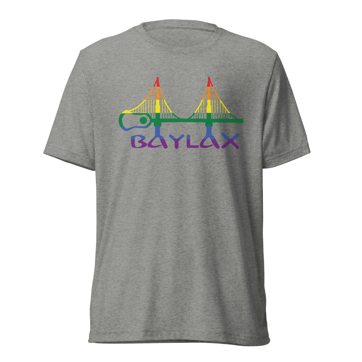 Adult BayLax Pride Bella + Canvas Tri-Blend Tee
