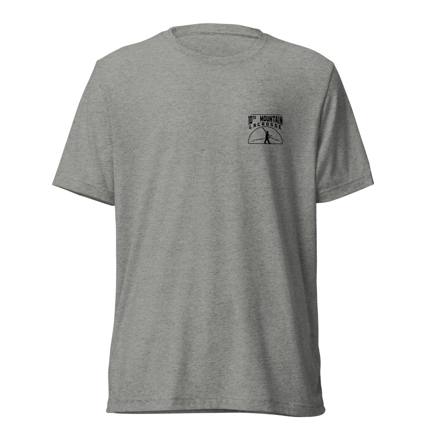 Adult 10th Mountain Lacrosse Bella + Canvas Tri-Blend T-Shirt