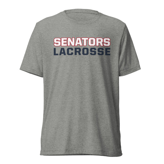 Adult BMHS Lacrosse Bella + Canvas Tri-Blend T-Shirt
