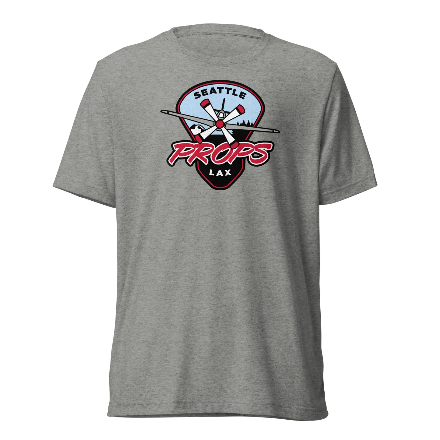 Adult Seattle Props Lacrosse Bella + Canvas Tri-Blend T-Shirt