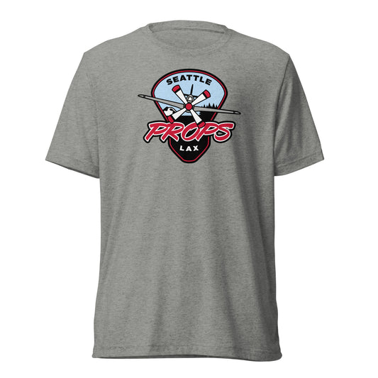 Adult Seattle Props Lacrosse Bella + Canvas Tri-Blend T-Shirt