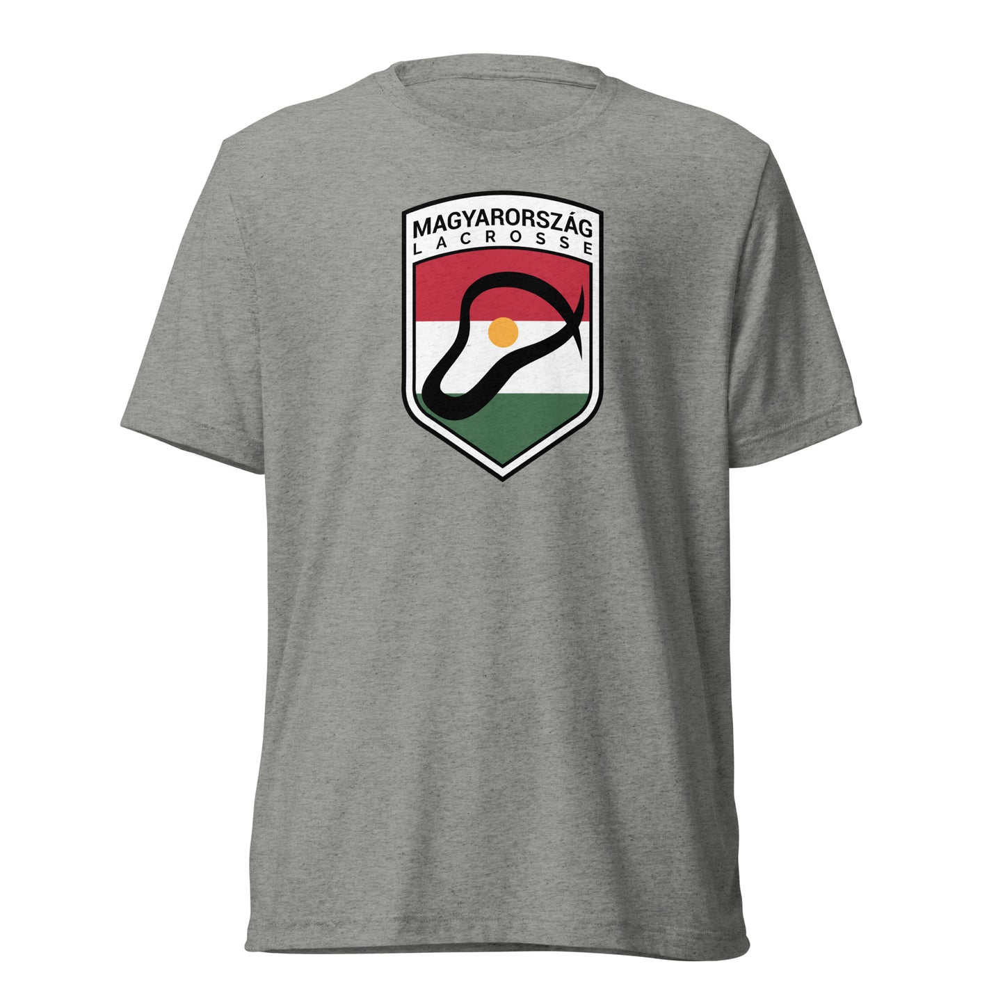 Adult Hungary Lacrosse Bella + Canvas Tri-Blend T-Shirt