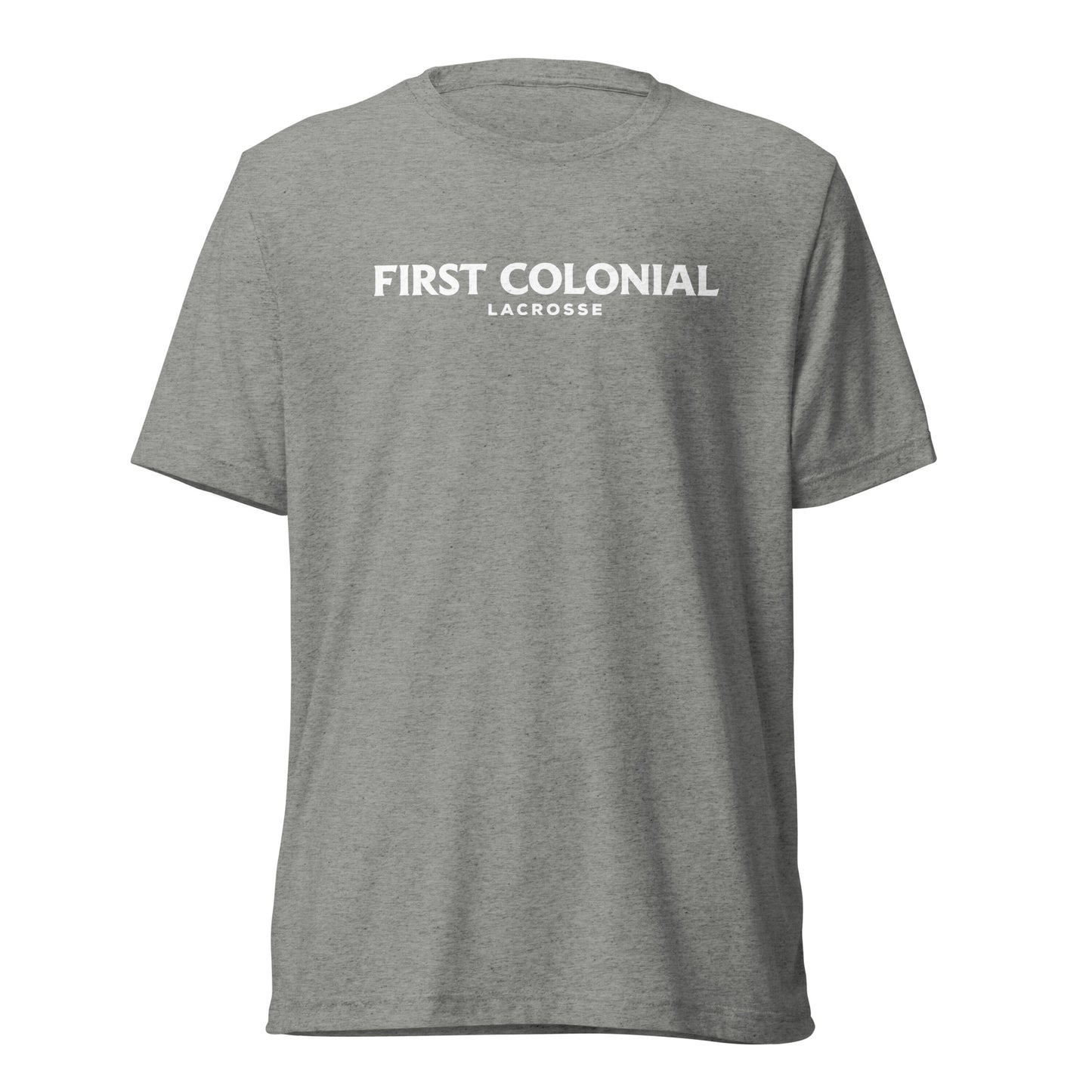 Adult First Colonial Lacrosse Bella + Canvas Tri-Blend T-shirt