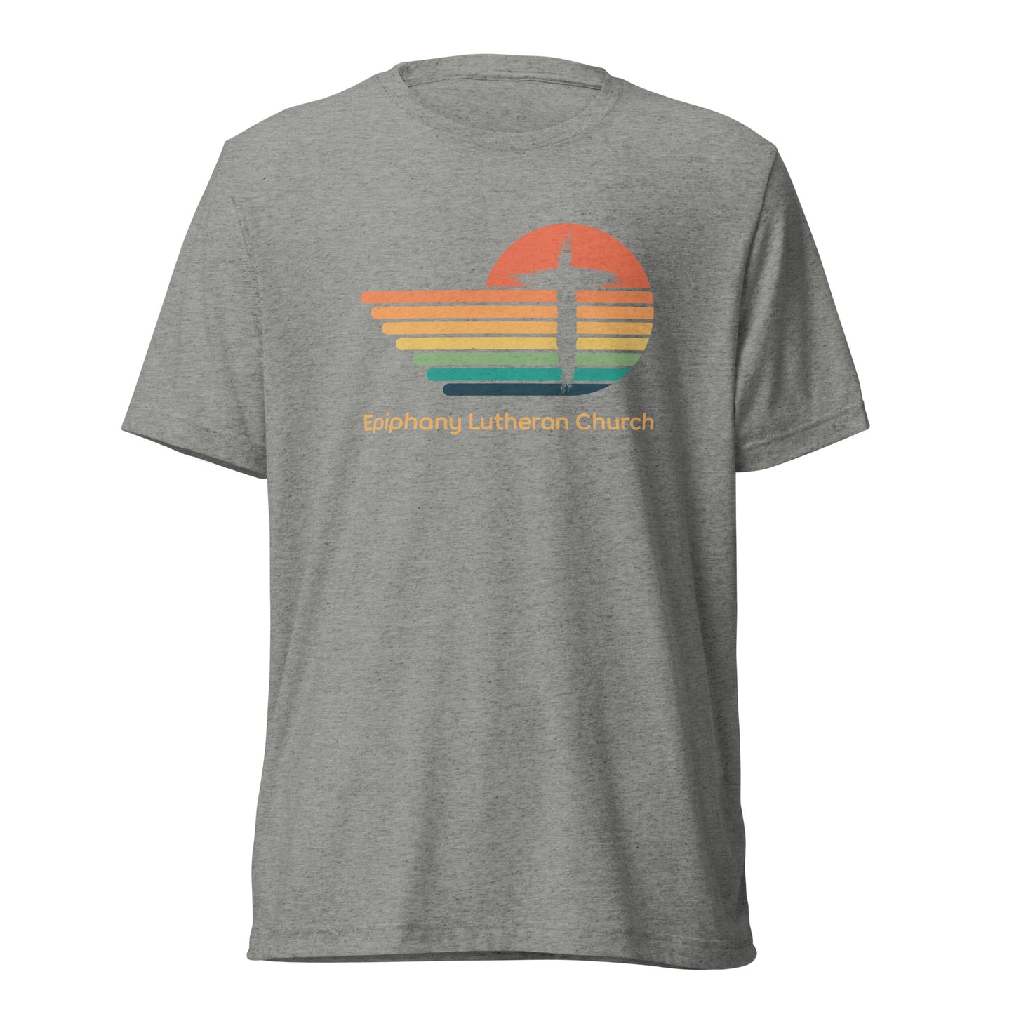 Adult Epiphany Lutheran Church Bella + Canvas Tri-Blend T-shirt