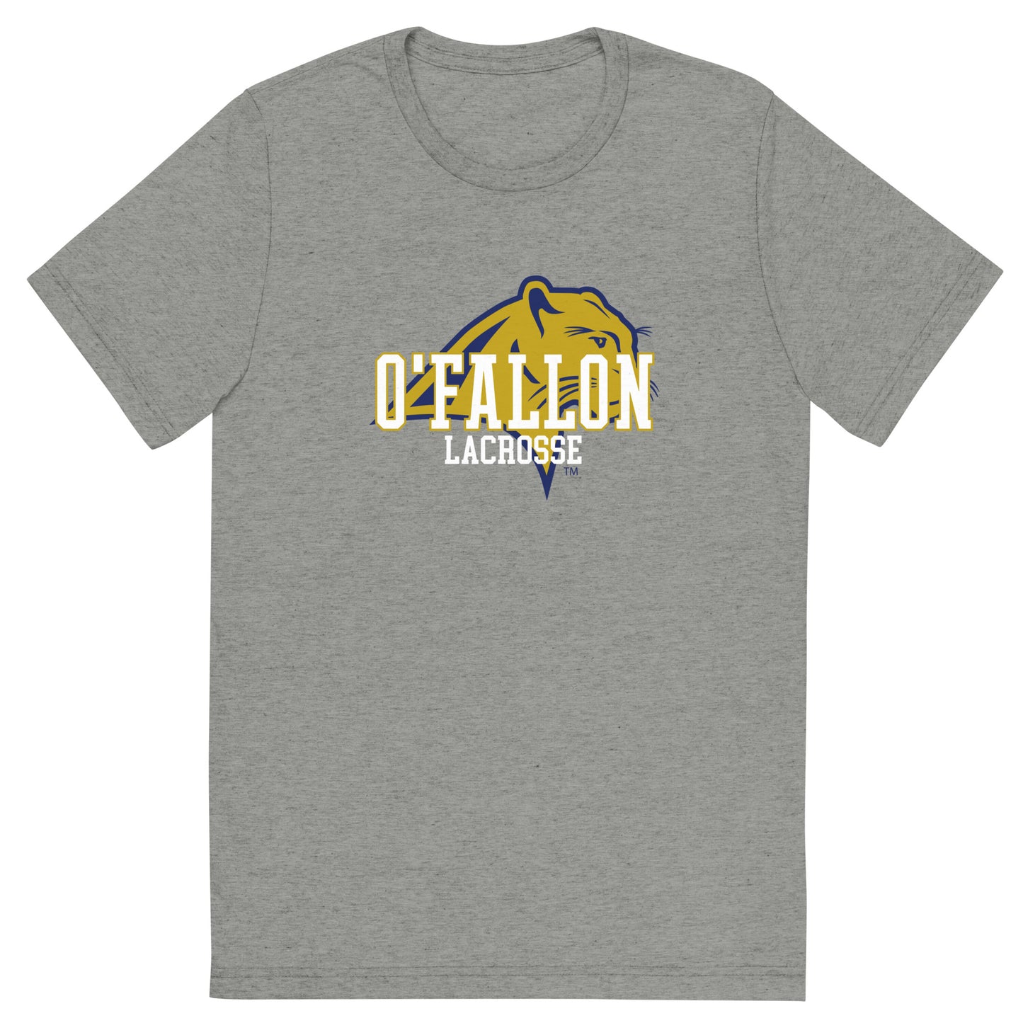 Adult O'Fallon Lacrosse Bella + Canvas Tri-Blend T-Shirt