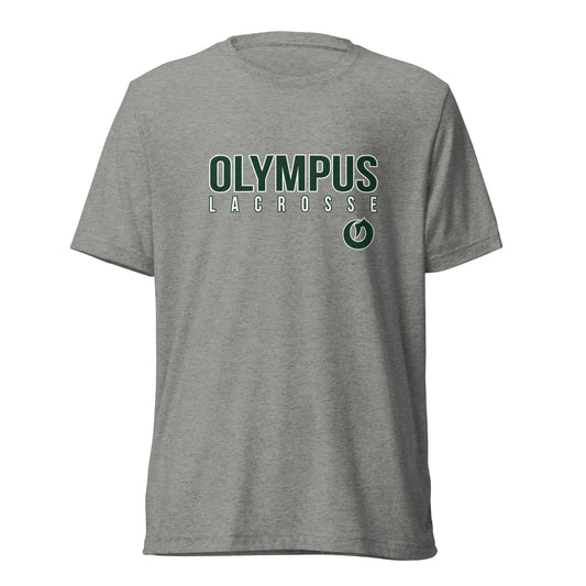 Adult Olympus Lacrosse Bella + Canvas Tri-Blend T-shirt