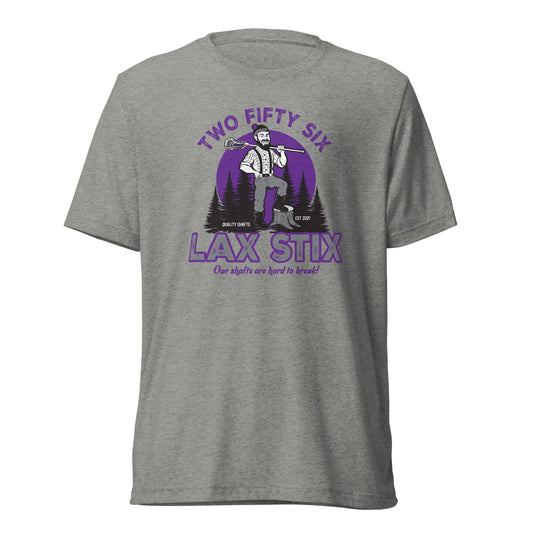 Adult 256 LAX Bella + Canvas Tri-Blend T-shirt
