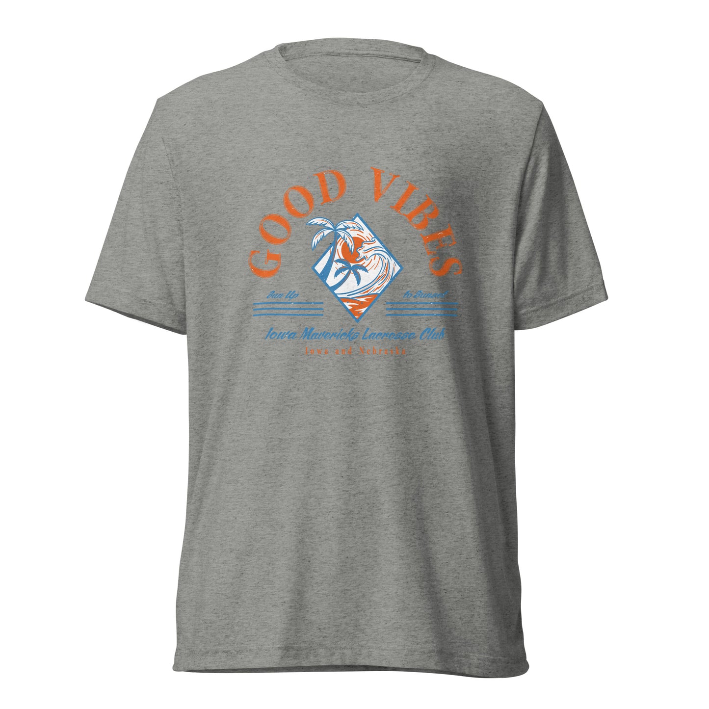Adult Iowa Mavericks Bella + Canvas Tri-Blend T-Shirt