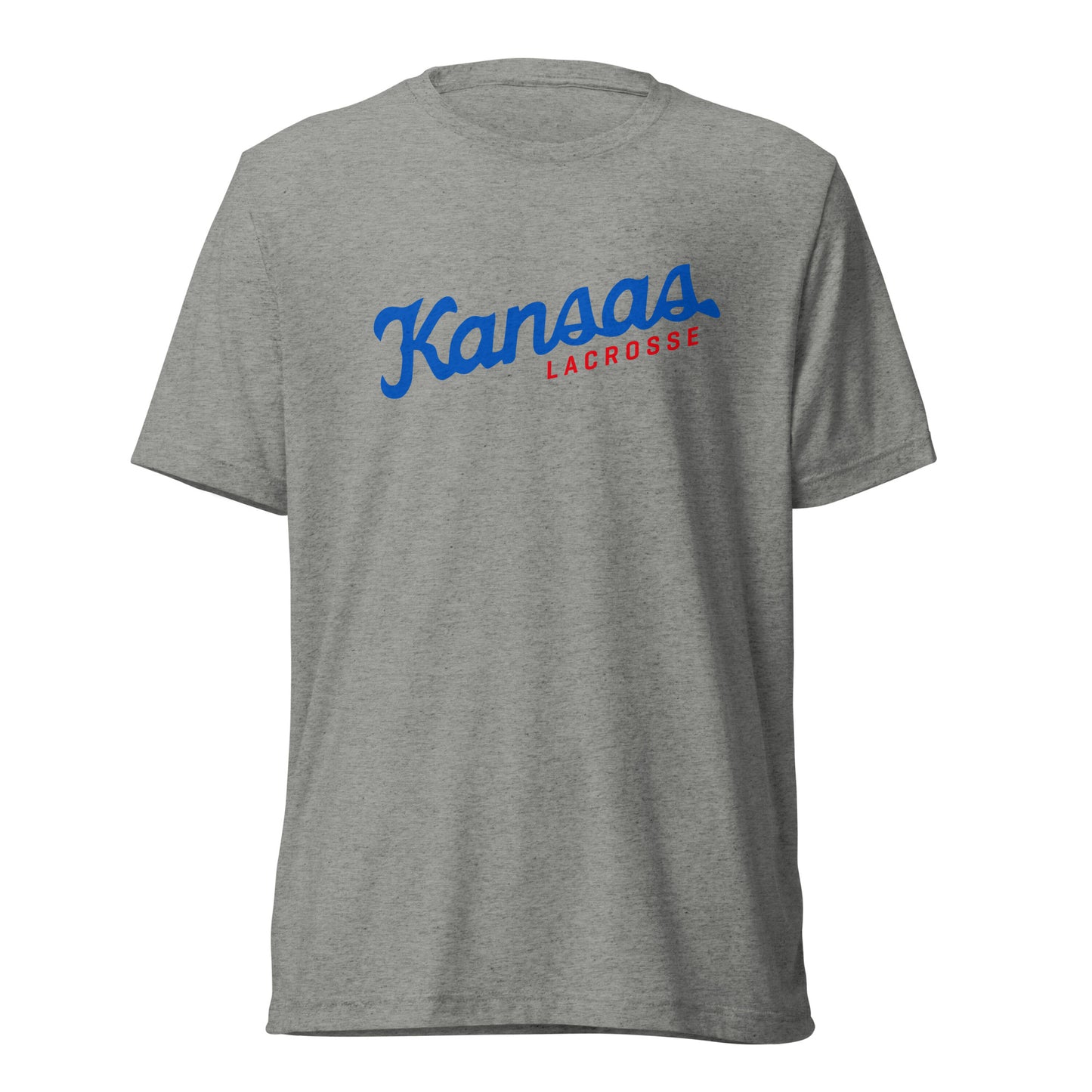 Adult KU Club Lacrosse Bella + Canvas Tri-Blend T-Shirt