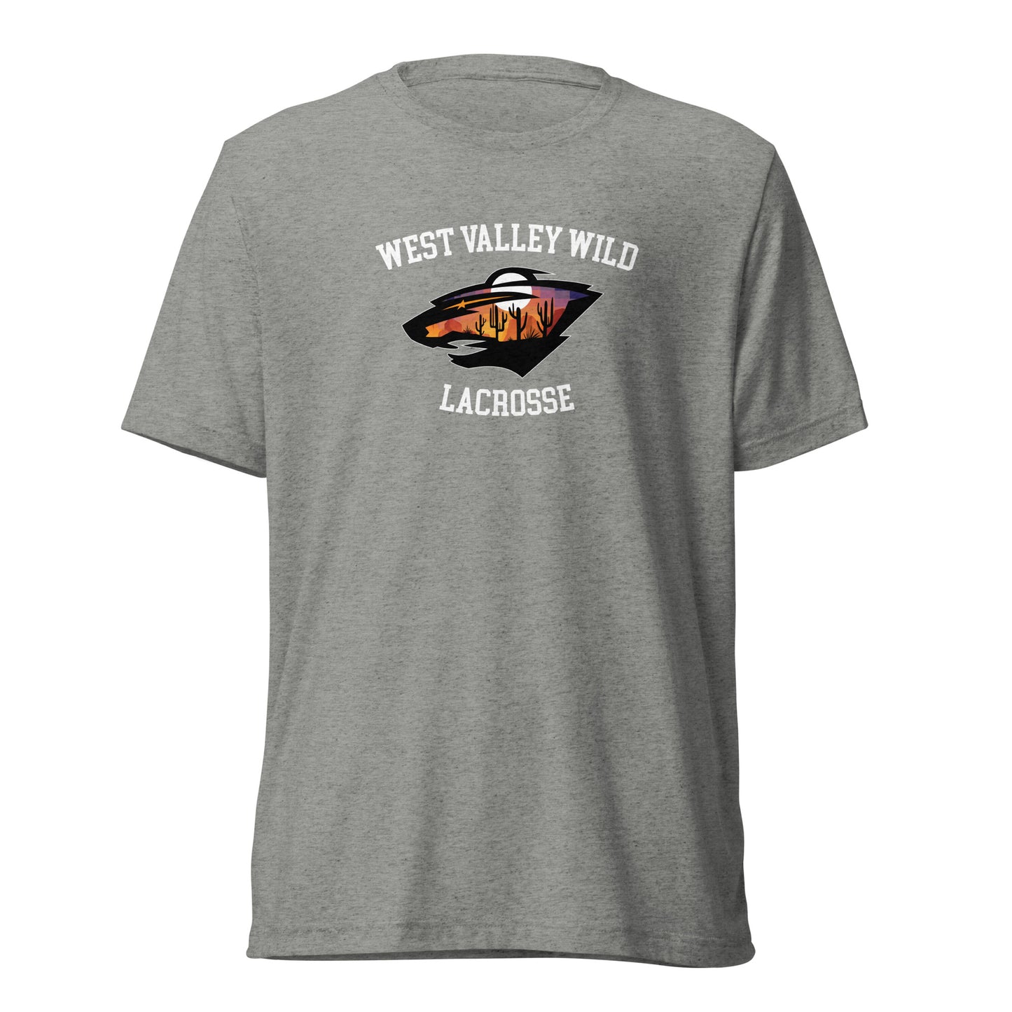 Adult WVW Lacrosse Bella + Canvas Tri-Blend T-shirt