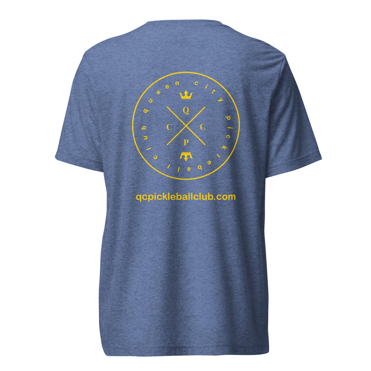 Adult QC Pickleball Bella + Canvas Tri-Blend T-Shirt