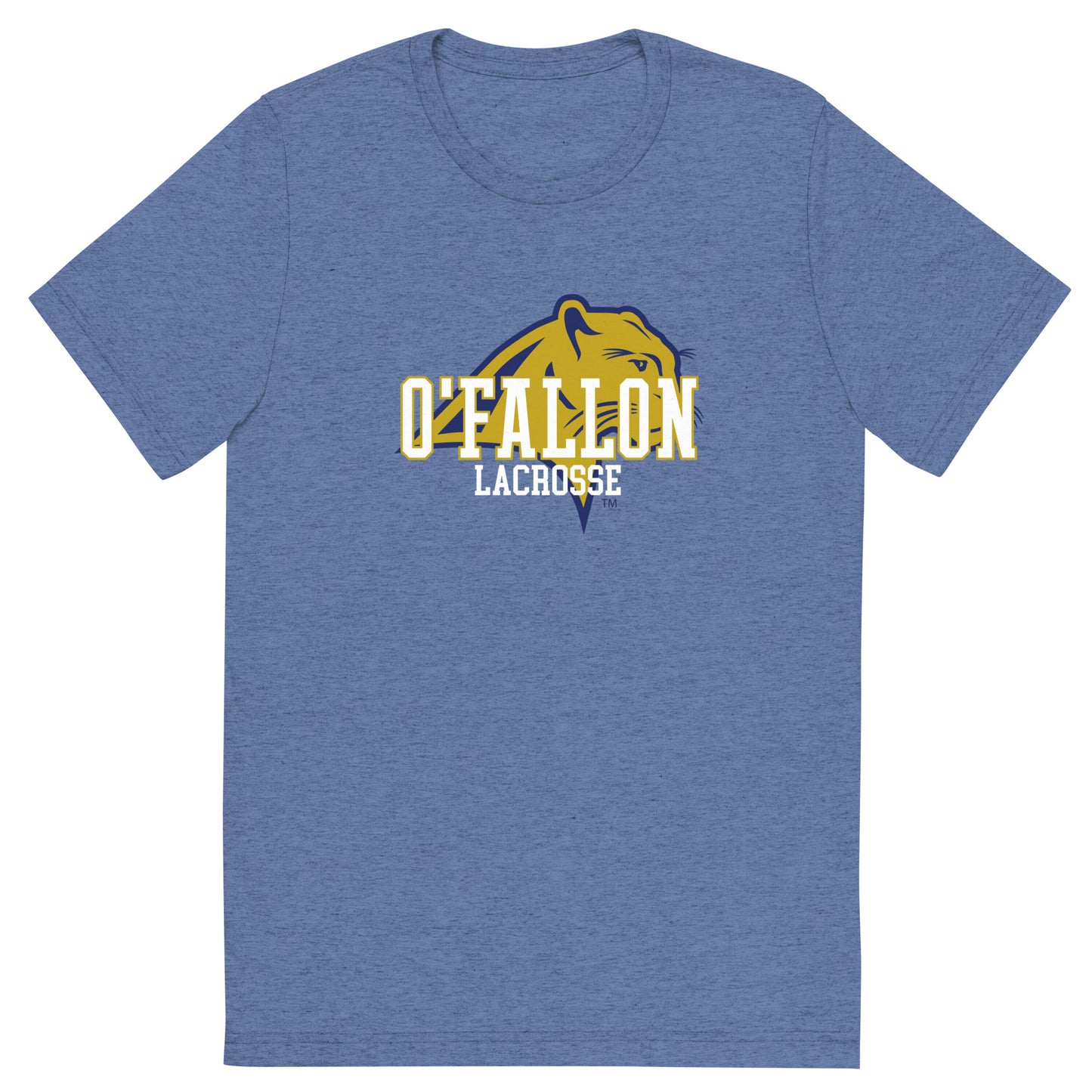 Adult O'Fallon Lacrosse Bella + Canvas Tri-Blend T-Shirt