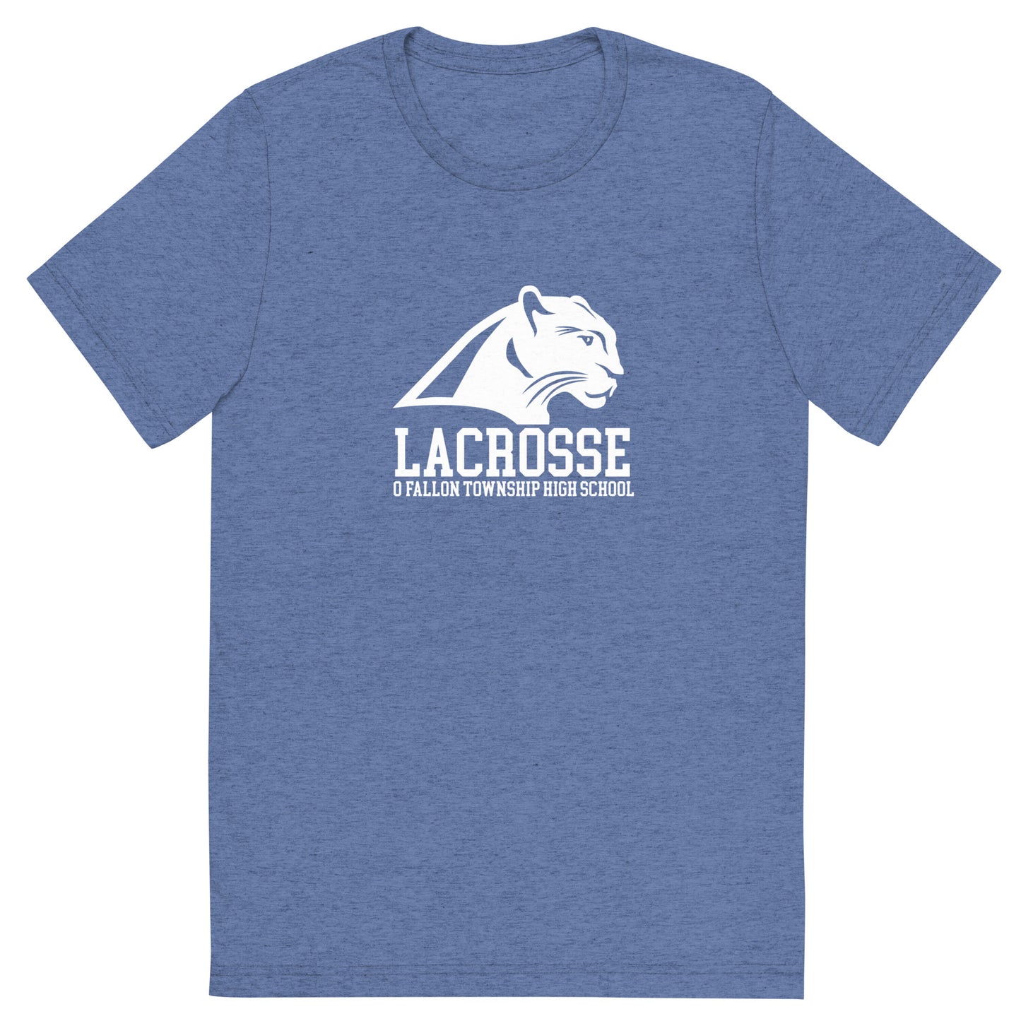 Adult O'Fallon Lacrosse Bella + Canvas Tri-Blend T-Shirt