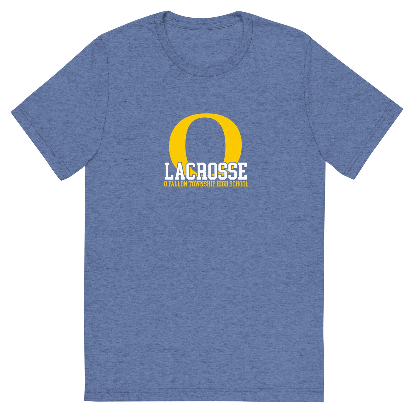 Adult O'Fallon Lacrosse Bella + Canvas Tri-Blend T-Shirt