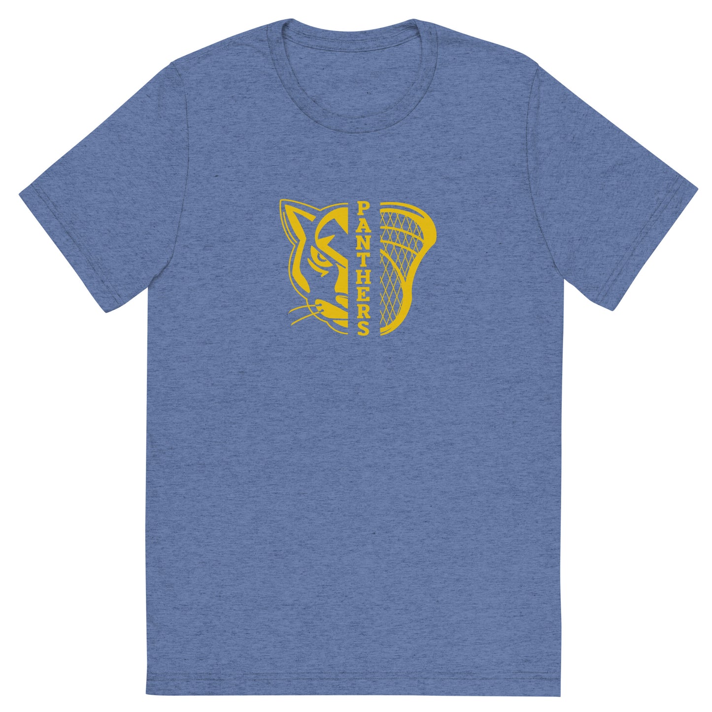 Adult Panthers Lacrosse Bella + Canvas Tri-Blend T-Shirt