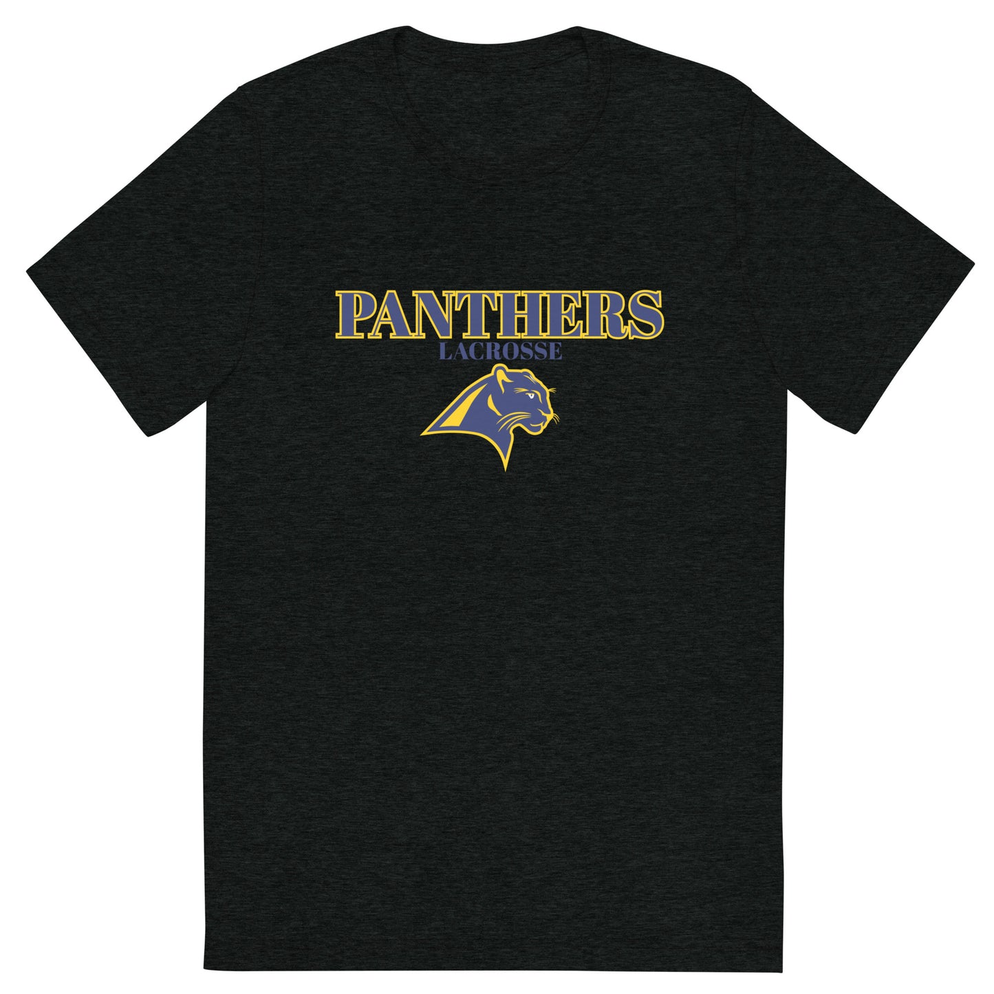Adult Panthers Lacrosse Bella + Canvas Tri-Blend T-Shirt