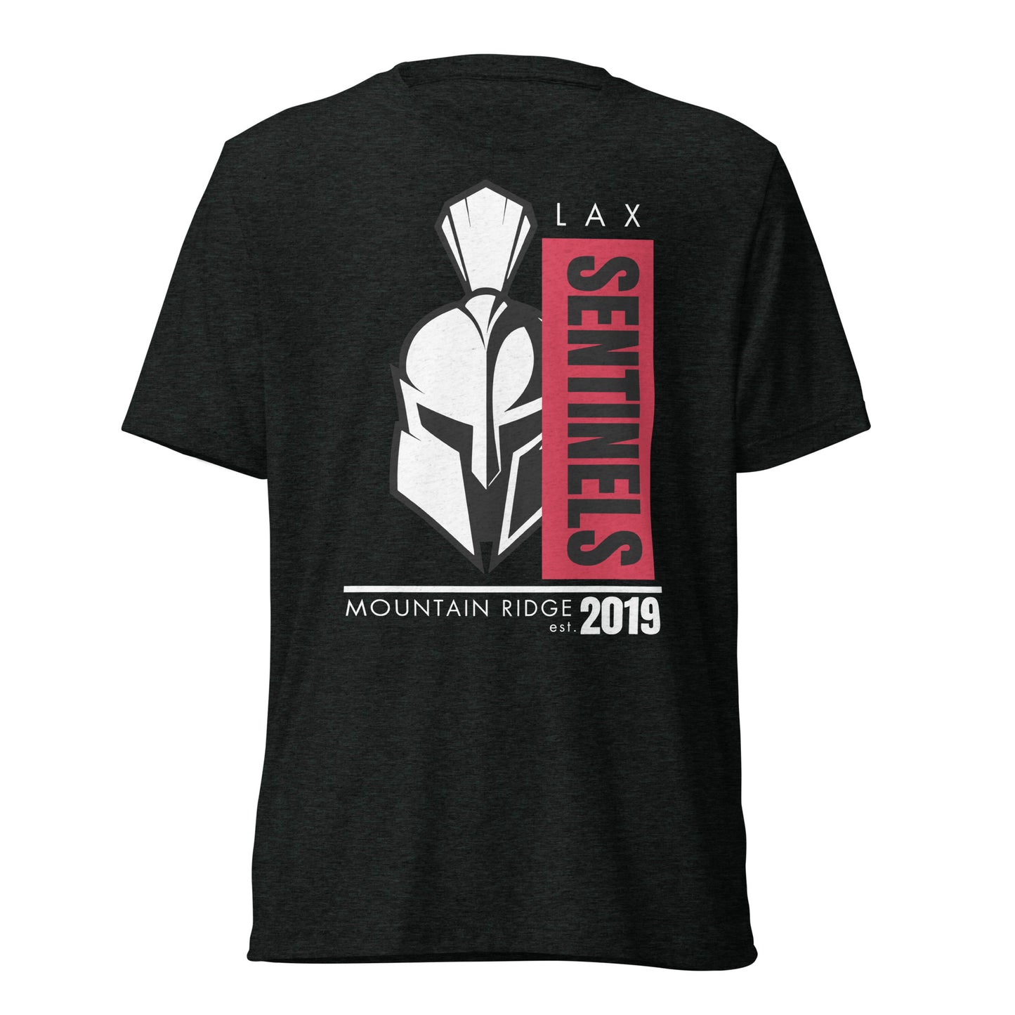 Adult Mountain Ridge Sentinels Lacrosse Bella + Canvas Tri-Blend T-Shirt