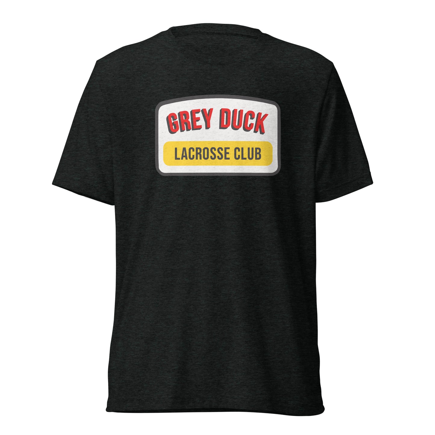 Adult Grey Duck Lacrosse Bella + Canvas Tri-Blend T-shirt