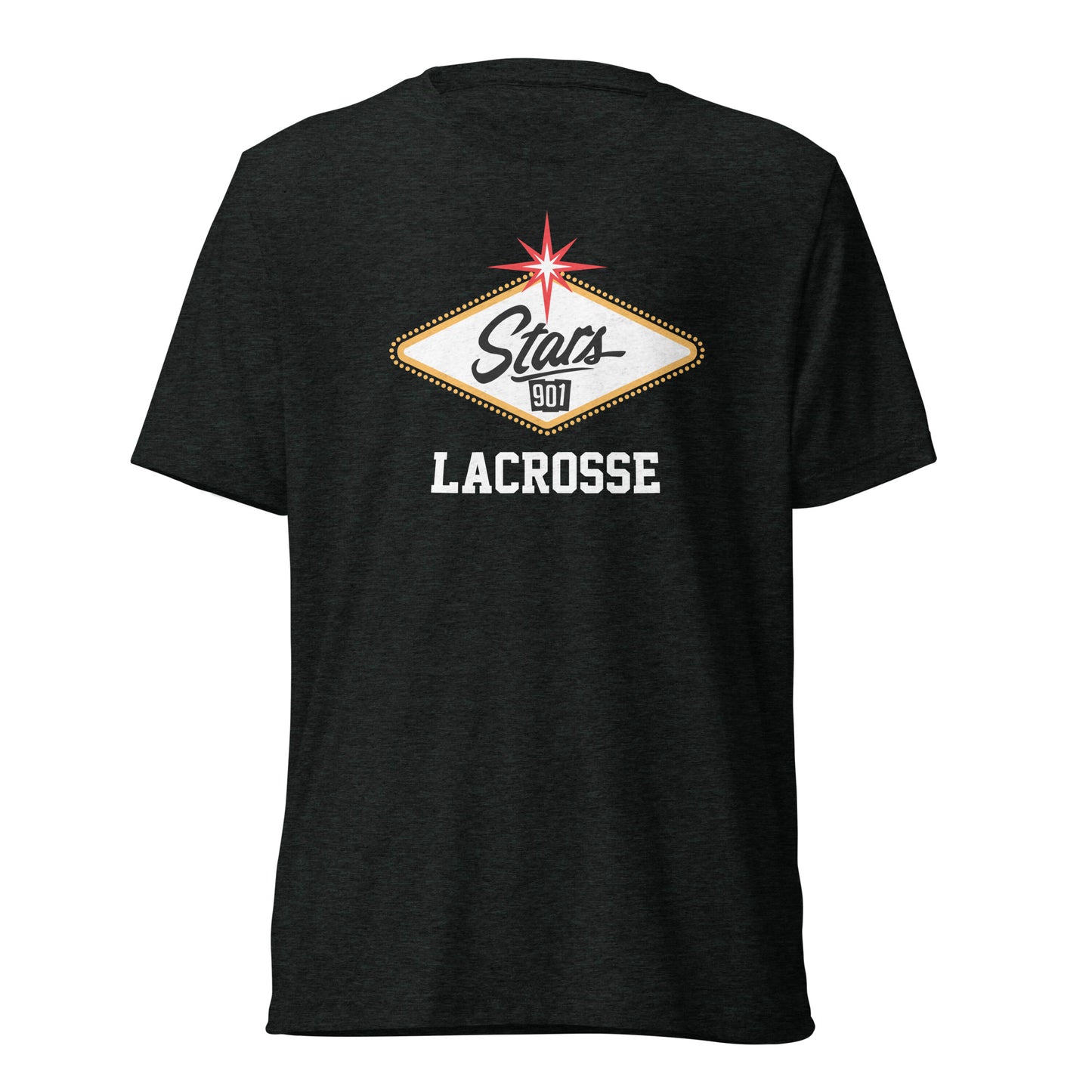 Adult Stars 901 Lacrosse Bella + Canvas Tri-Blend T-shirt