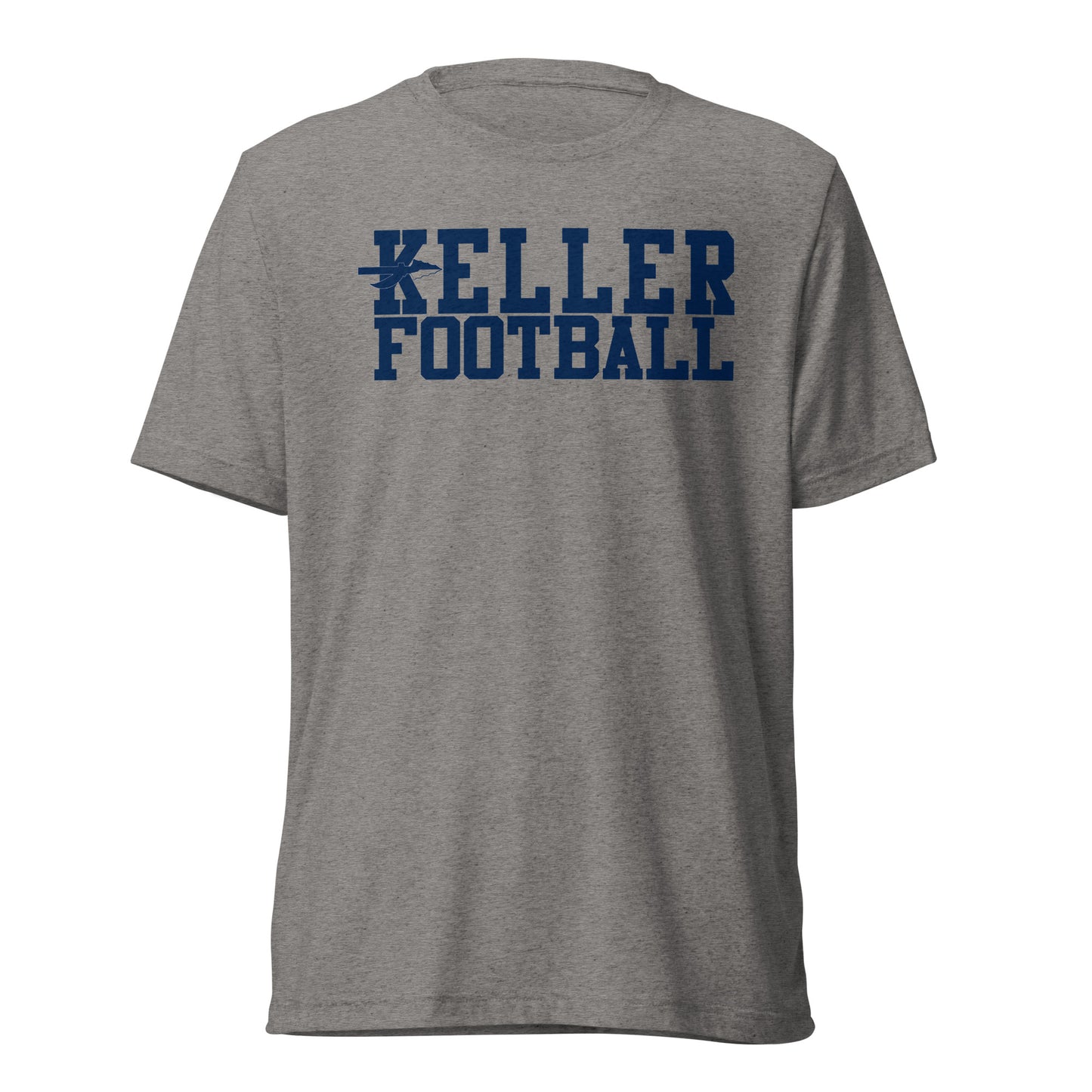 Adult Keller Football Tri-Blend T-Shirt