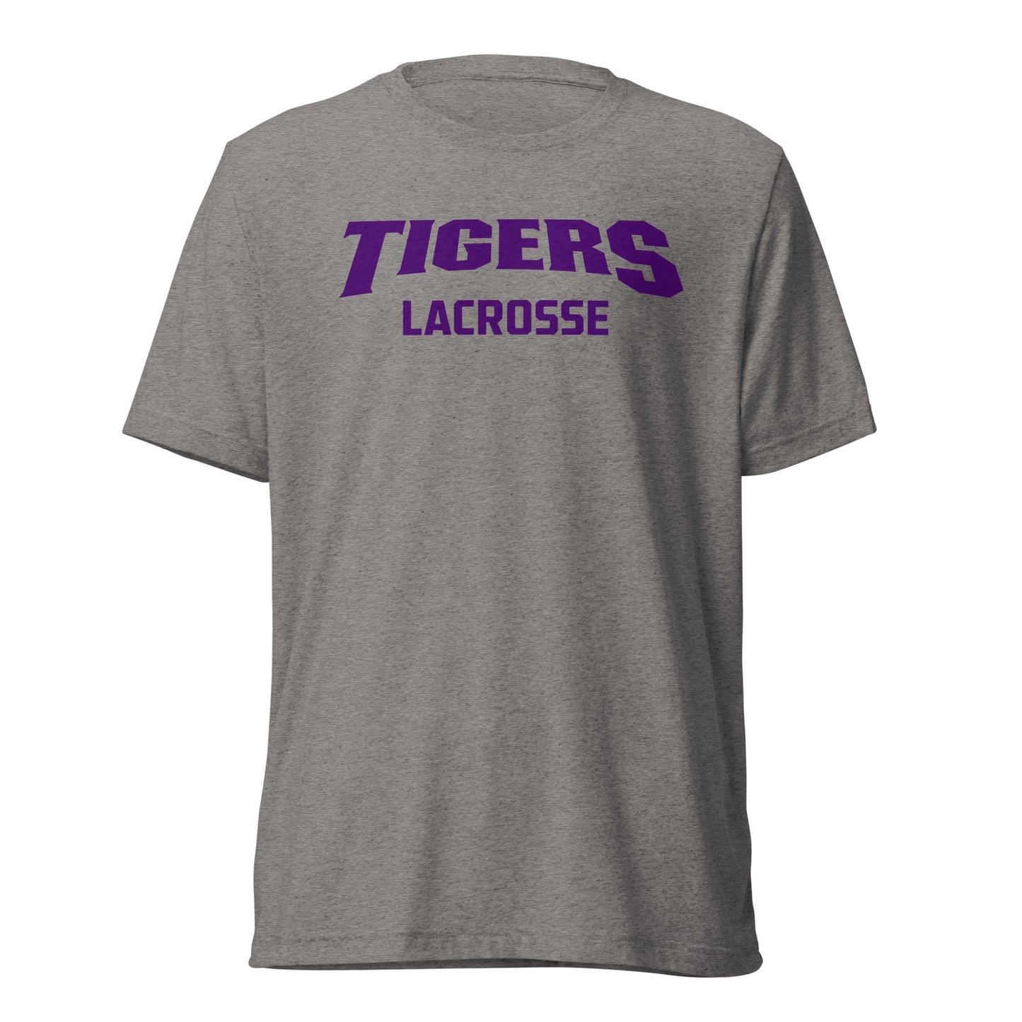Adult Tiger Lax Bella + Canvas Tri-Blend T-Shirt