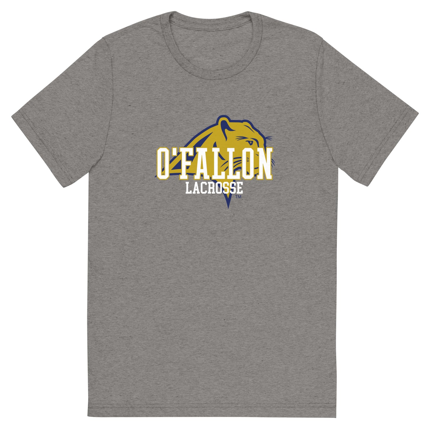 Adult O'Fallon Lacrosse Bella + Canvas Tri-Blend T-Shirt