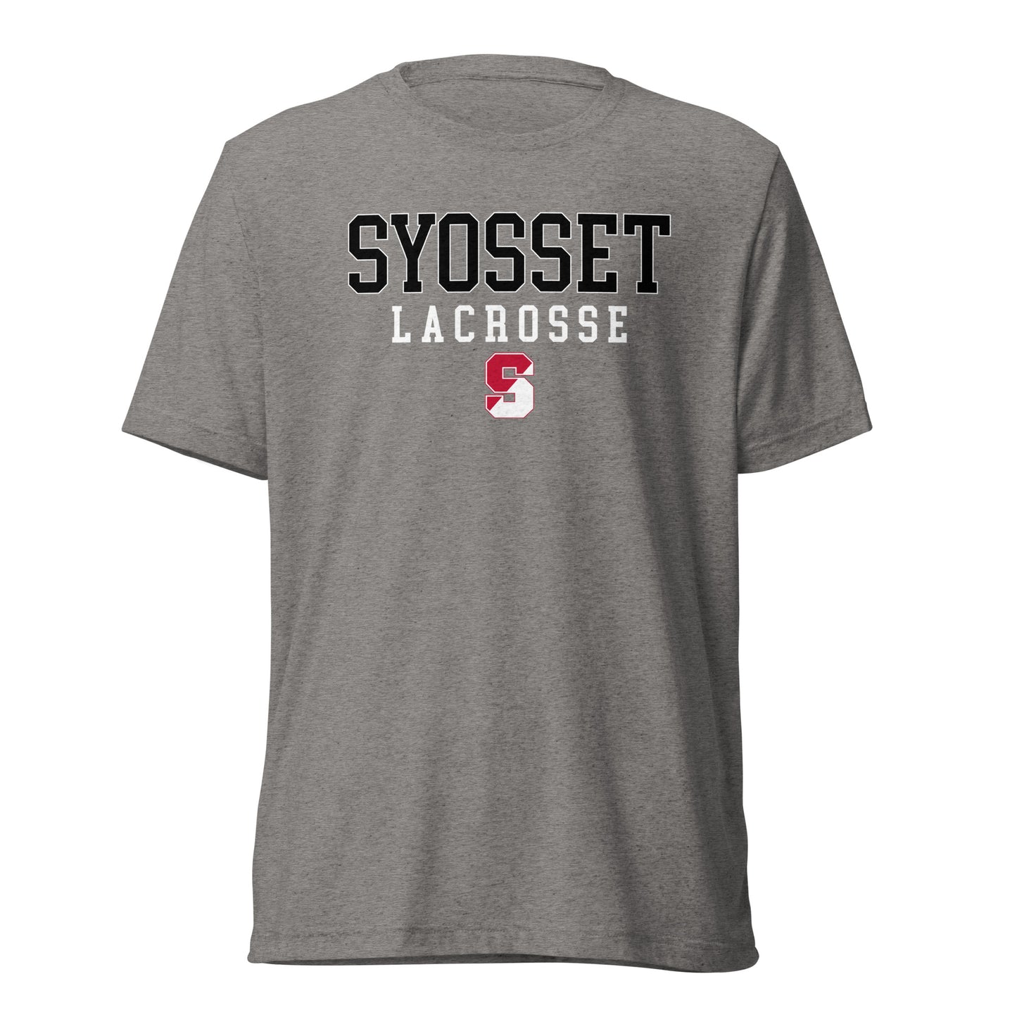 Adult Syosset Lacrosse Bella + Canvas Tri-Blend T-Shirt