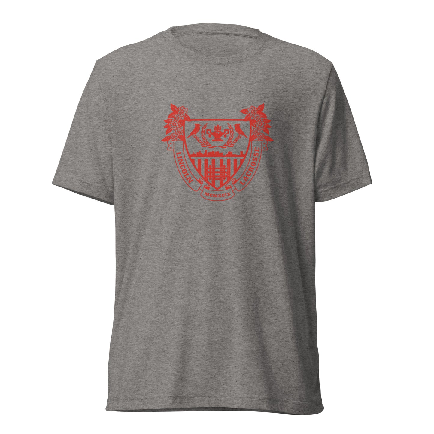Adult Lincoln Lacrosse Bella + Canvas Tri-Blend T-shirt