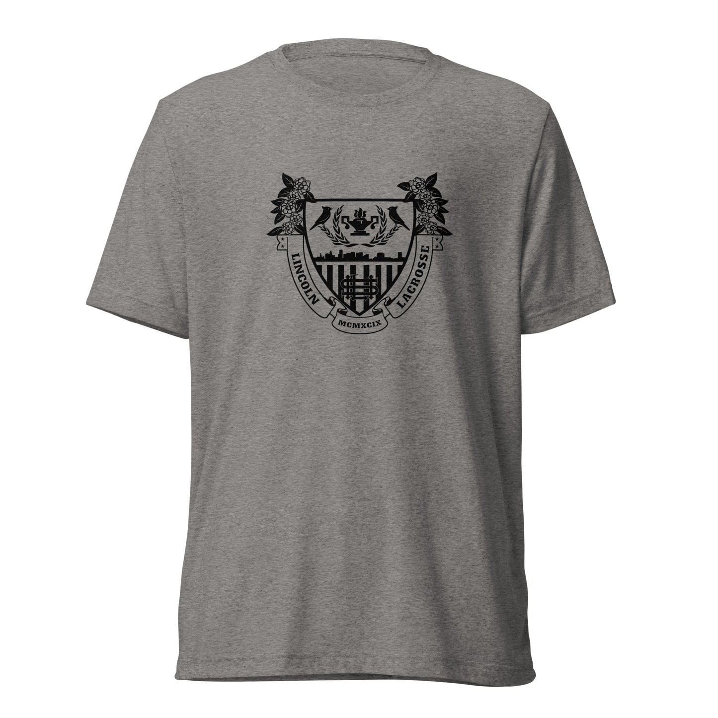 Adult Lincoln Lacrosse Bella + Canvas Tri-Blend T-shirt