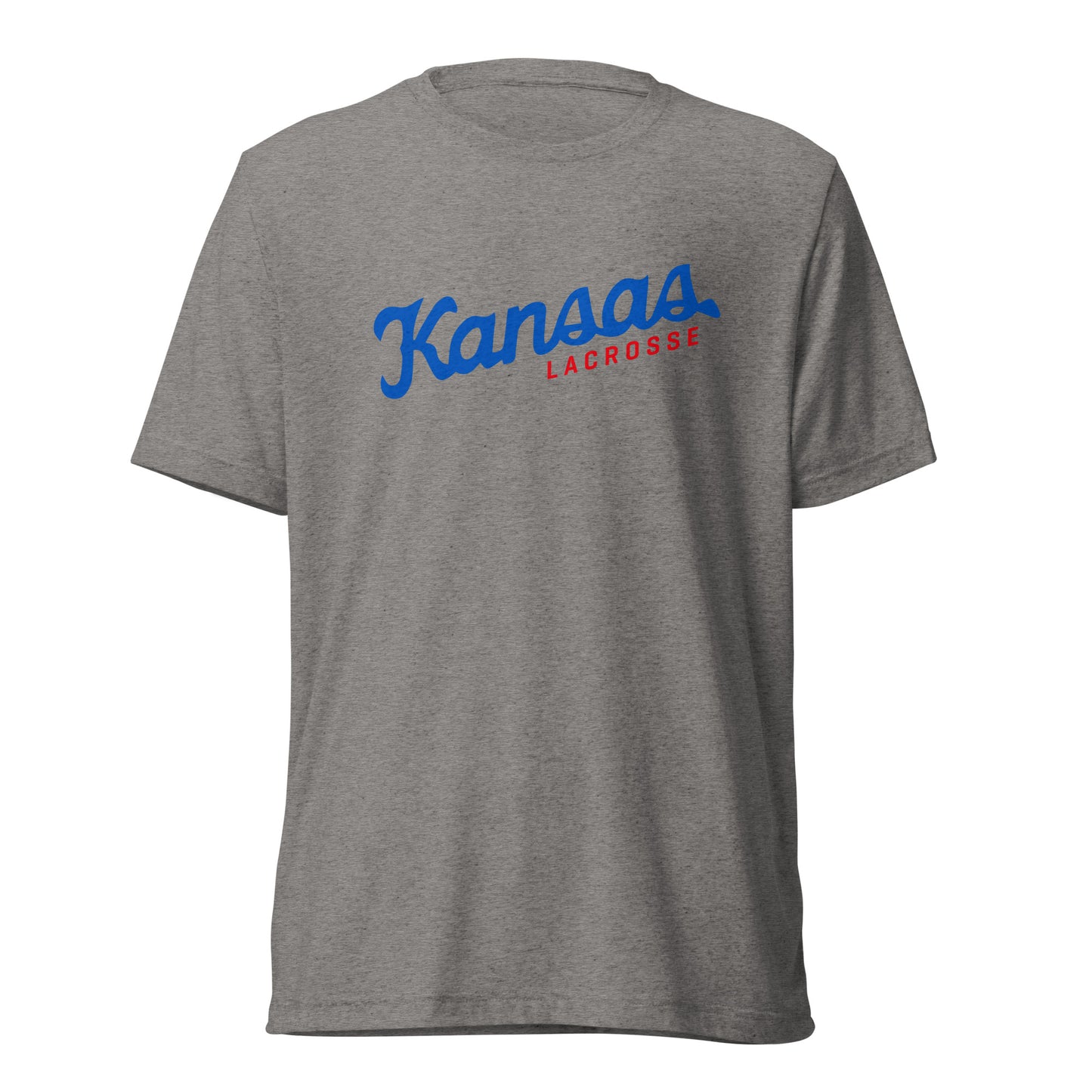 Adult KU Club Lacrosse Bella + Canvas Tri-Blend T-Shirt