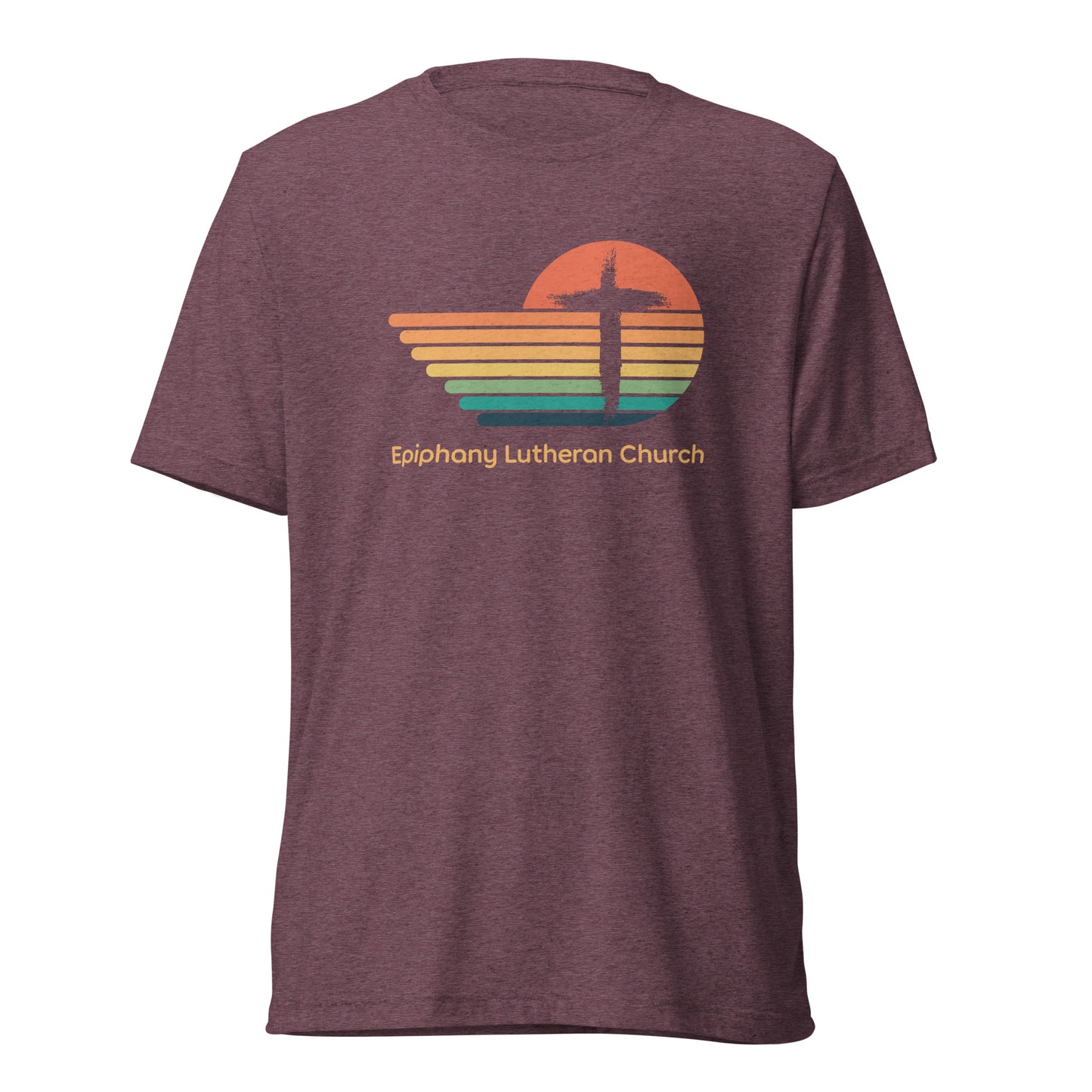 Adult Epiphany Lutheran Church Bella + Canvas Tri-Blend T-shirt