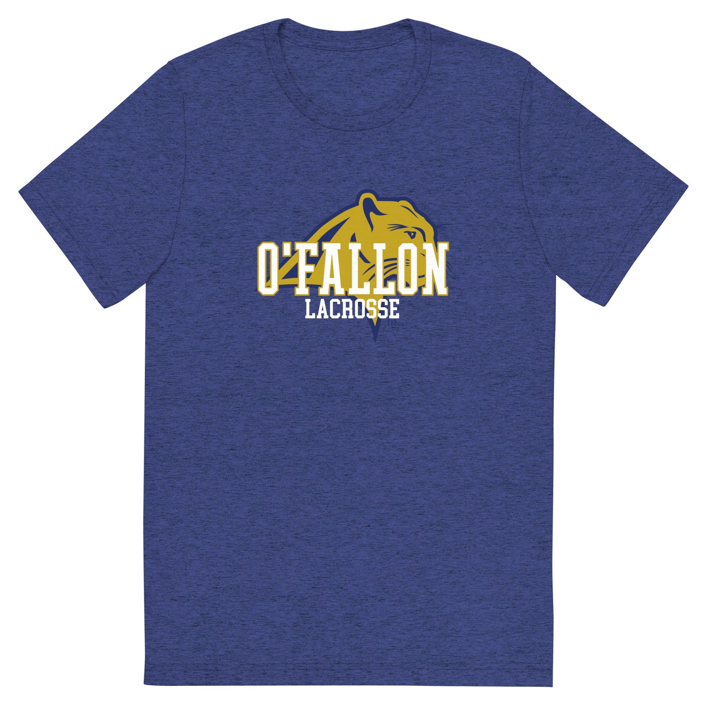 Adult O'Fallon Lacrosse Bella + Canvas Tri-Blend T-Shirt