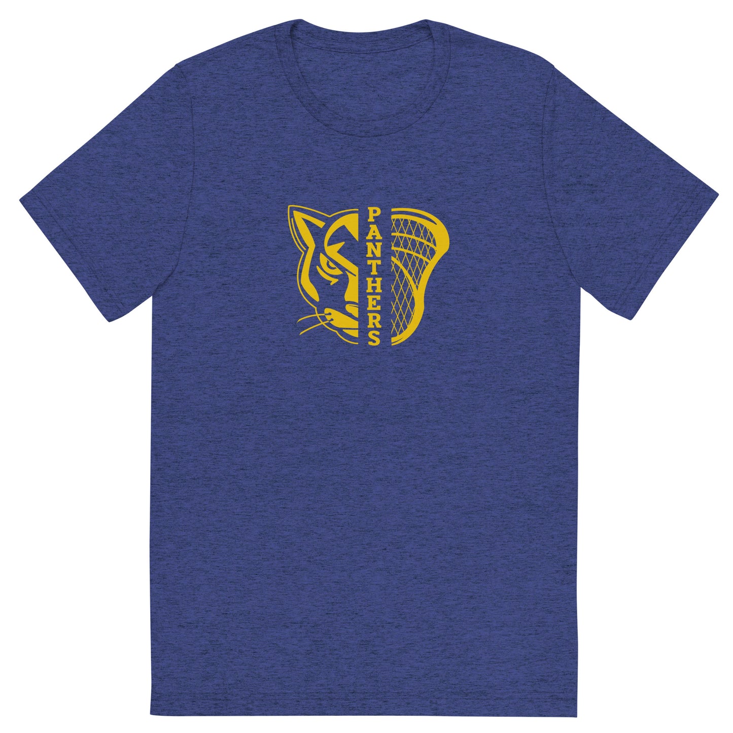 Adult Panthers Lacrosse Bella + Canvas Tri-Blend T-Shirt