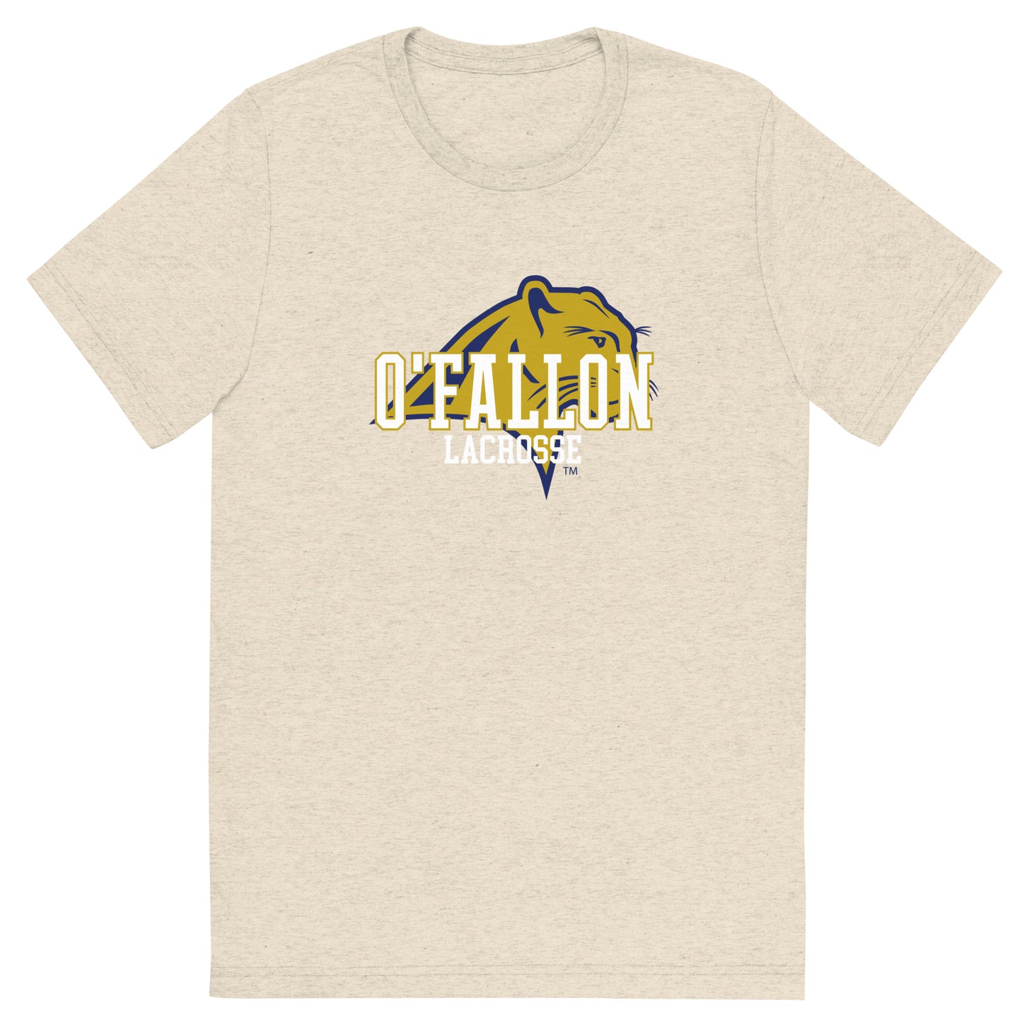 Adult O'Fallon Lacrosse Bella + Canvas Tri-Blend T-Shirt